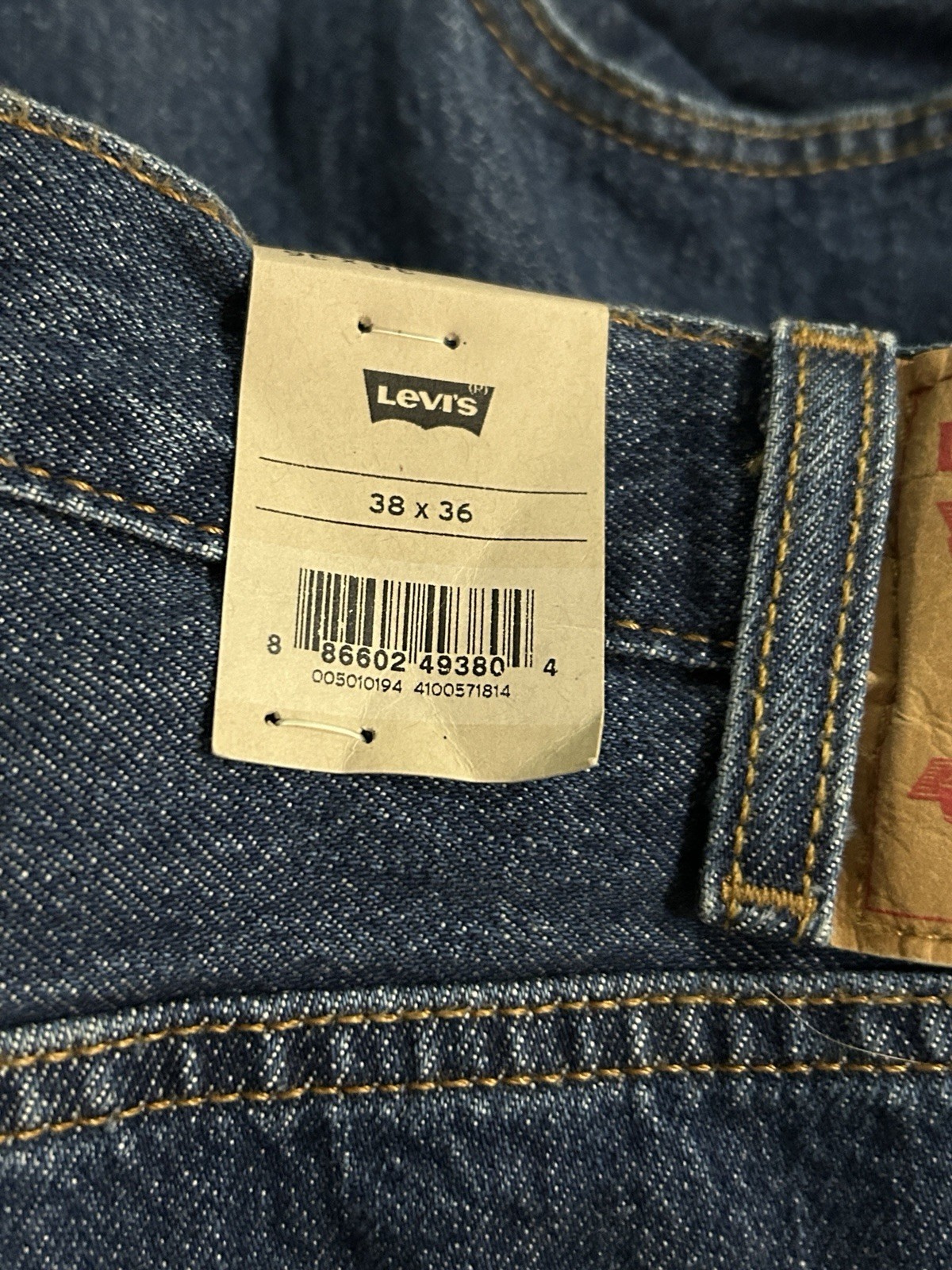 Levi’s 501 Original Men’s Jeans Lot of 4 W38 L36 NWT 00501-0194 Dark Stonewash