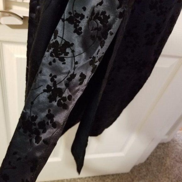 VTG Breakin Loose Formal Halter Pencil dress Juniors size 7 90s Prom Velvet