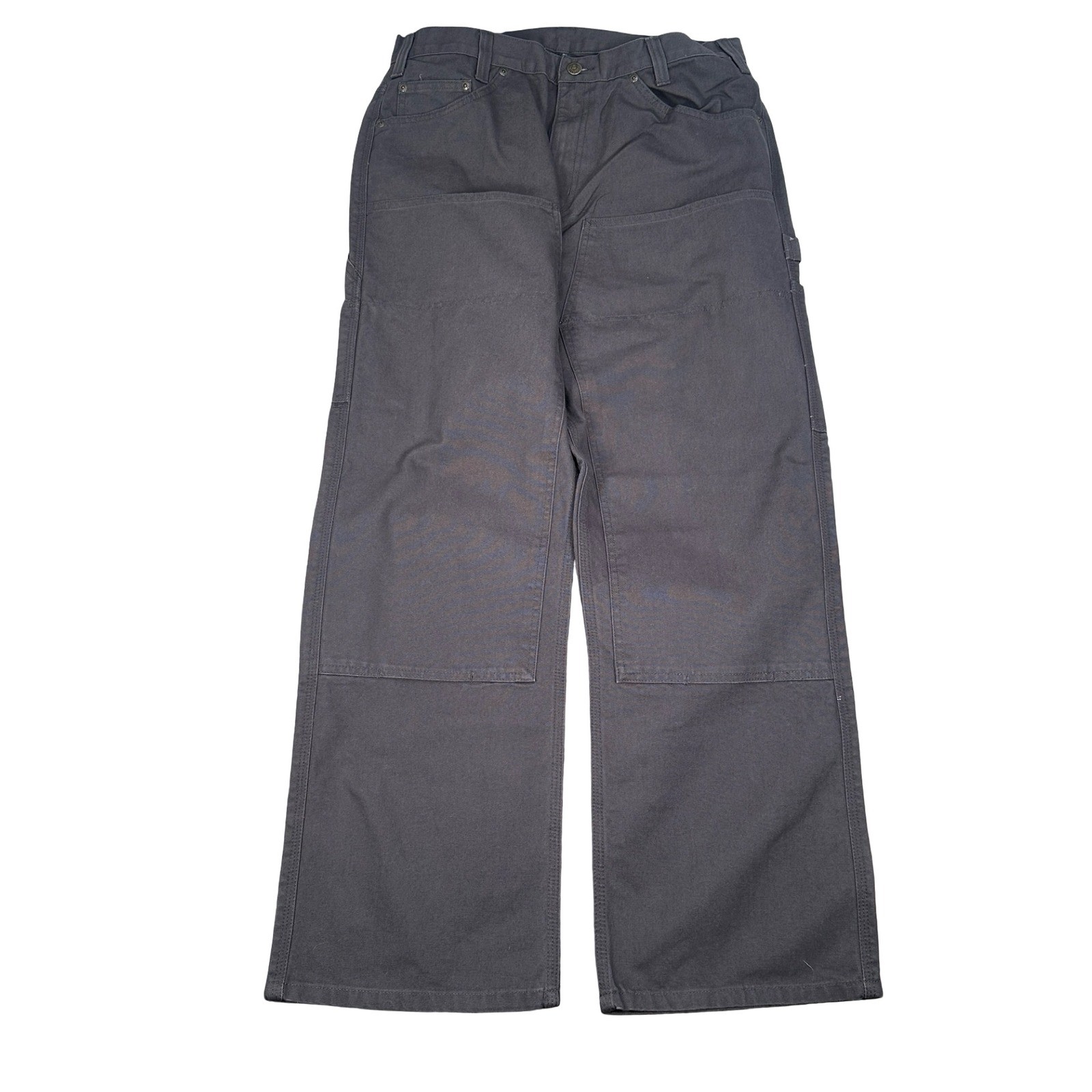 Ben Davis Double Knee Carpenter Pants Charcoal Gray Style 751 Mens 34×30 NWT