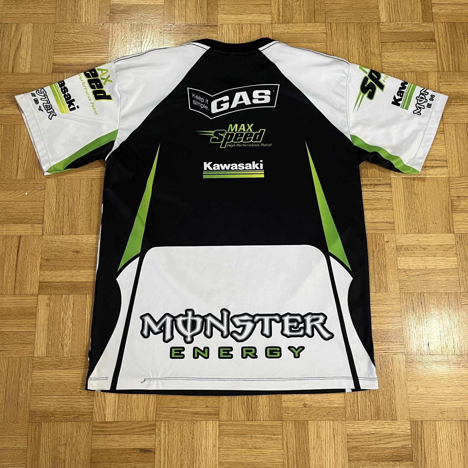 Monster Energy x Kawasaki Pro Circuit Motocross Racing Shirt Men’s Size XL