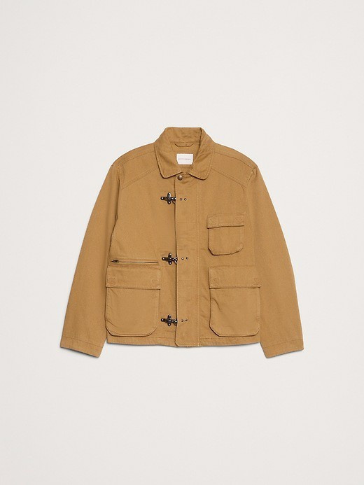 Banana Republic New Fireman Clasp Field Jacket (medium), khaki beige