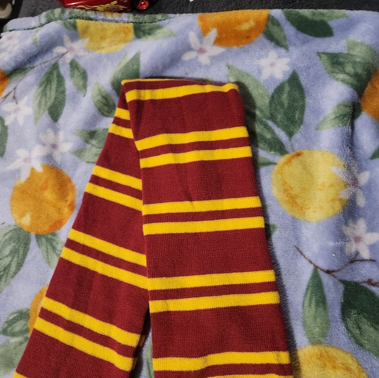 Gryffindor Striped Scarf with Crest