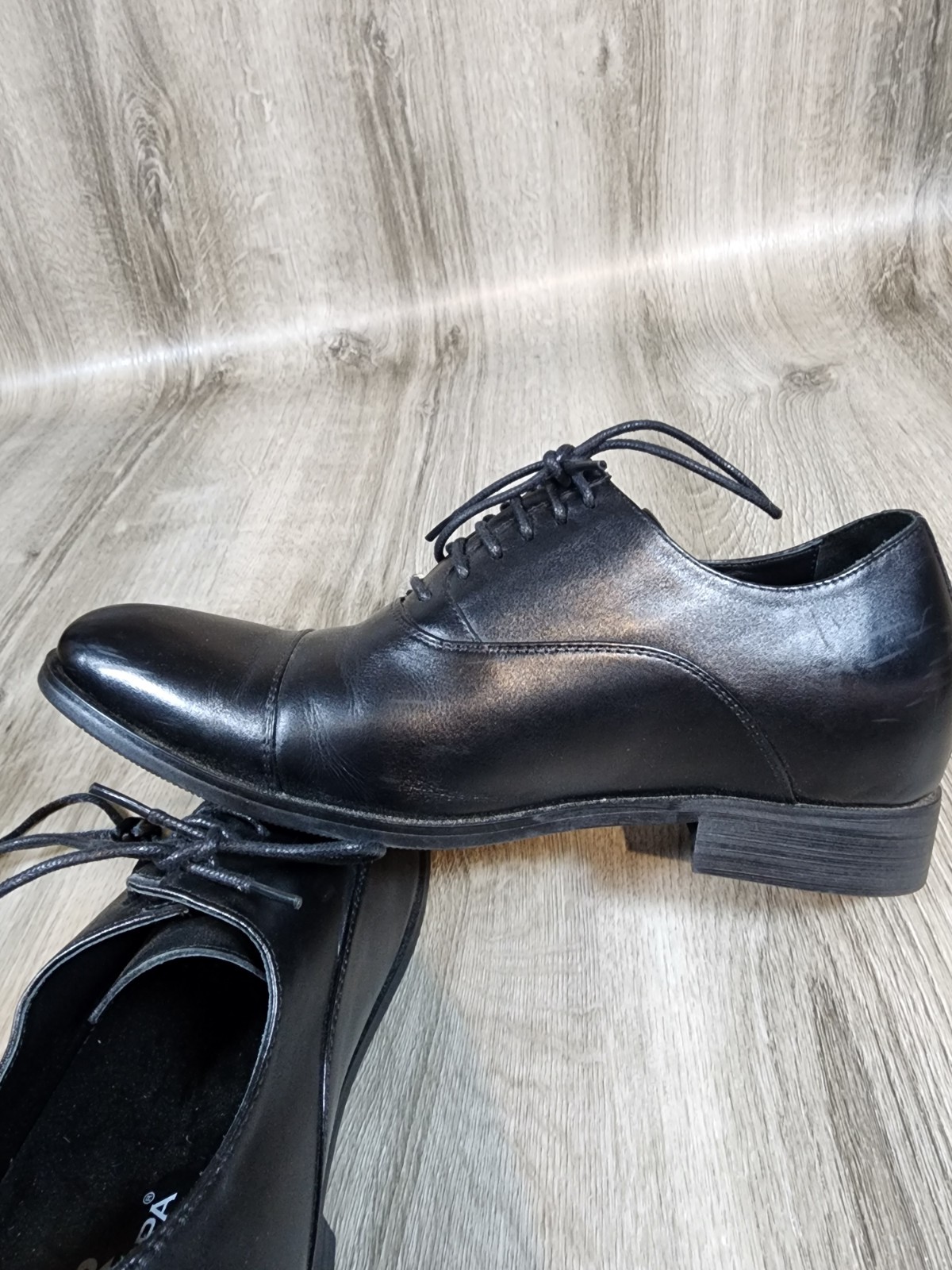 Sz 6 CHAMARIPA Elevator Shoes Men Black Oxford Dress Shoes Increase 10cm/3.9inch
