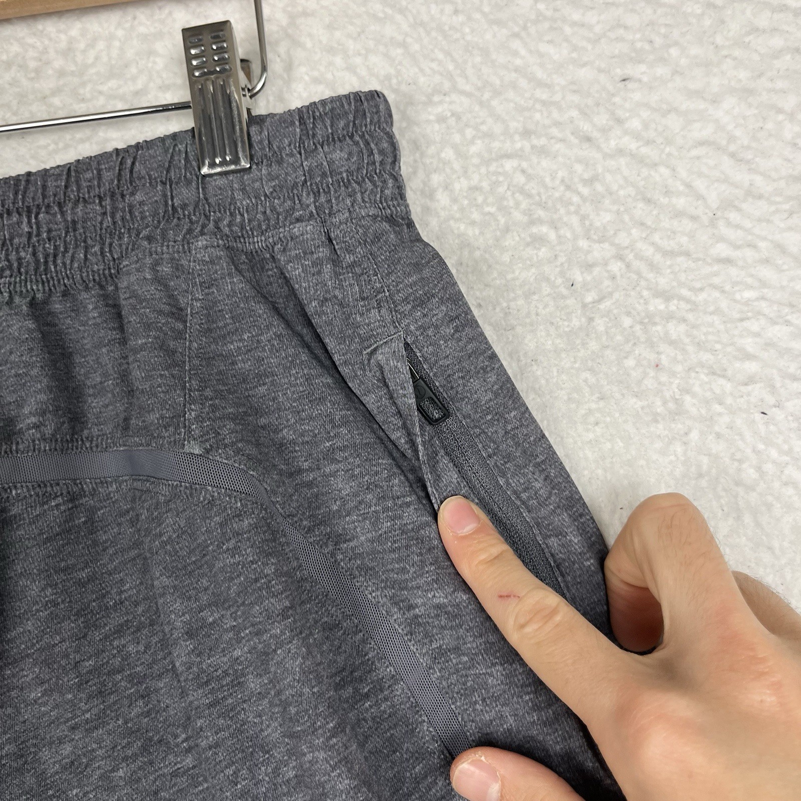 Lululemon Pace Breaker Shorts Lined Mens XL 9″ Gray Gym Performance Unlined