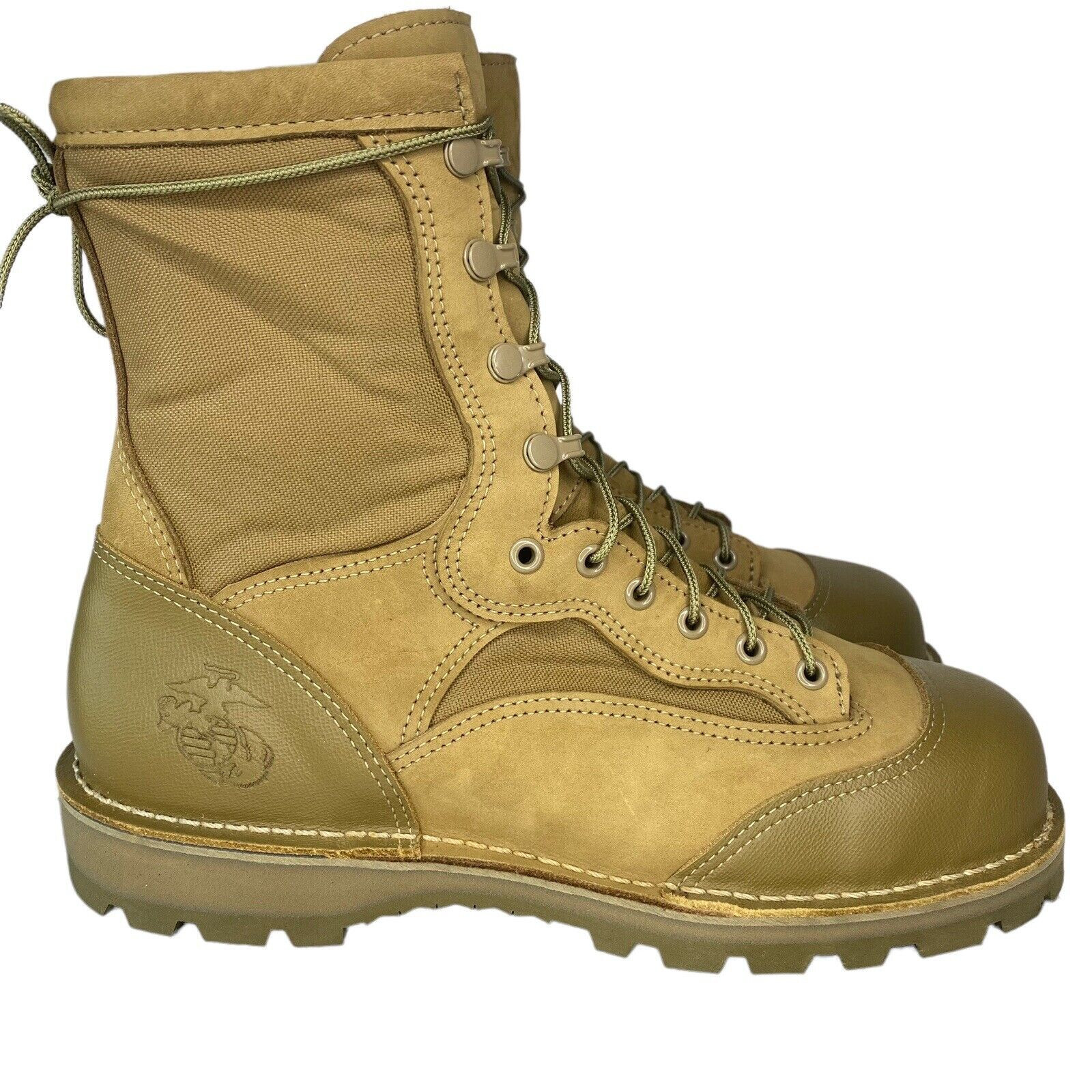 Danner Boots USMC Rat Steel Toe 15610X Tan Leather Mojave Combat