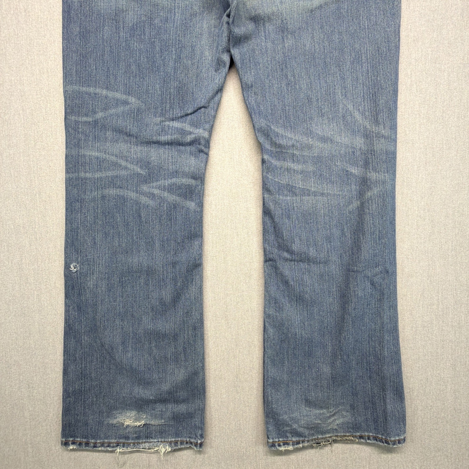 Vintage Levis 527 Jeans Bootcut 36×34 Mens Blue Distressed