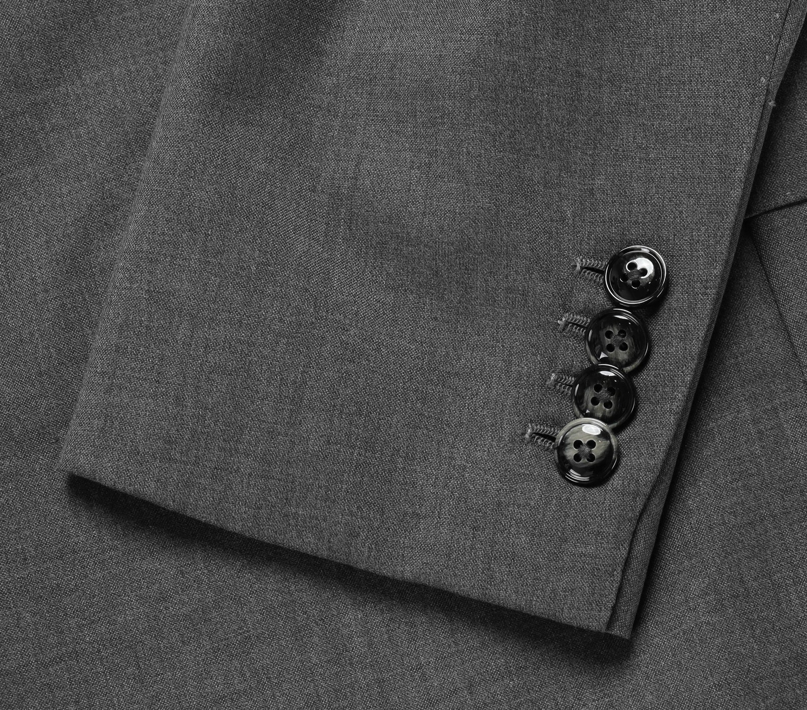 NWT EDUARDO DE SIMONE SUIT grey lightweight wool luxury handmade Italy 46