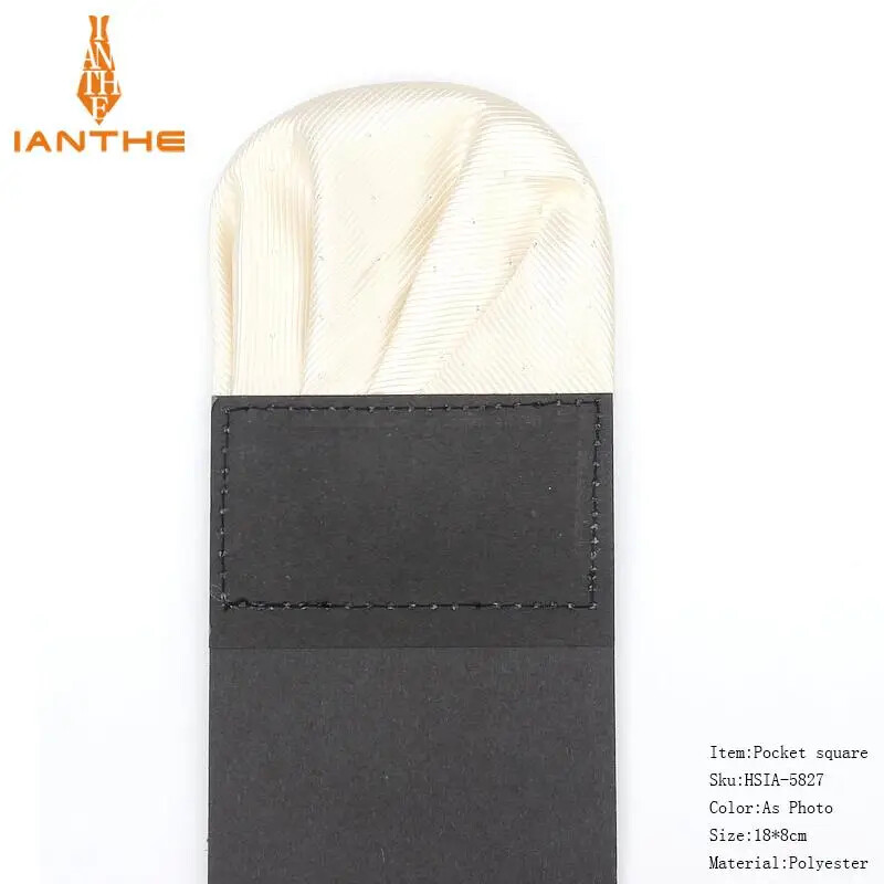 Men’s Satin Silk Pre Folded Pocket Square Hankie Hankerchief Polka Dot Party ,