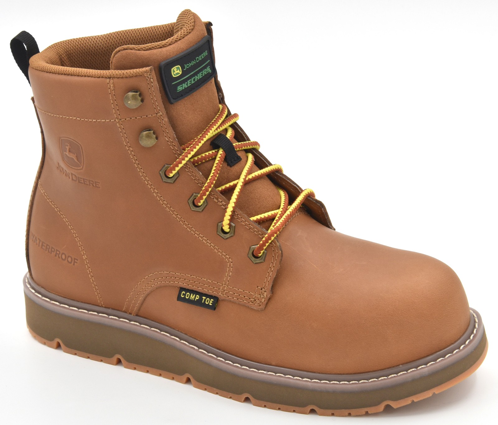 Skechers Men’s Grizzly Creek Composite Toe Waterproof Work Boots 256112 WTN