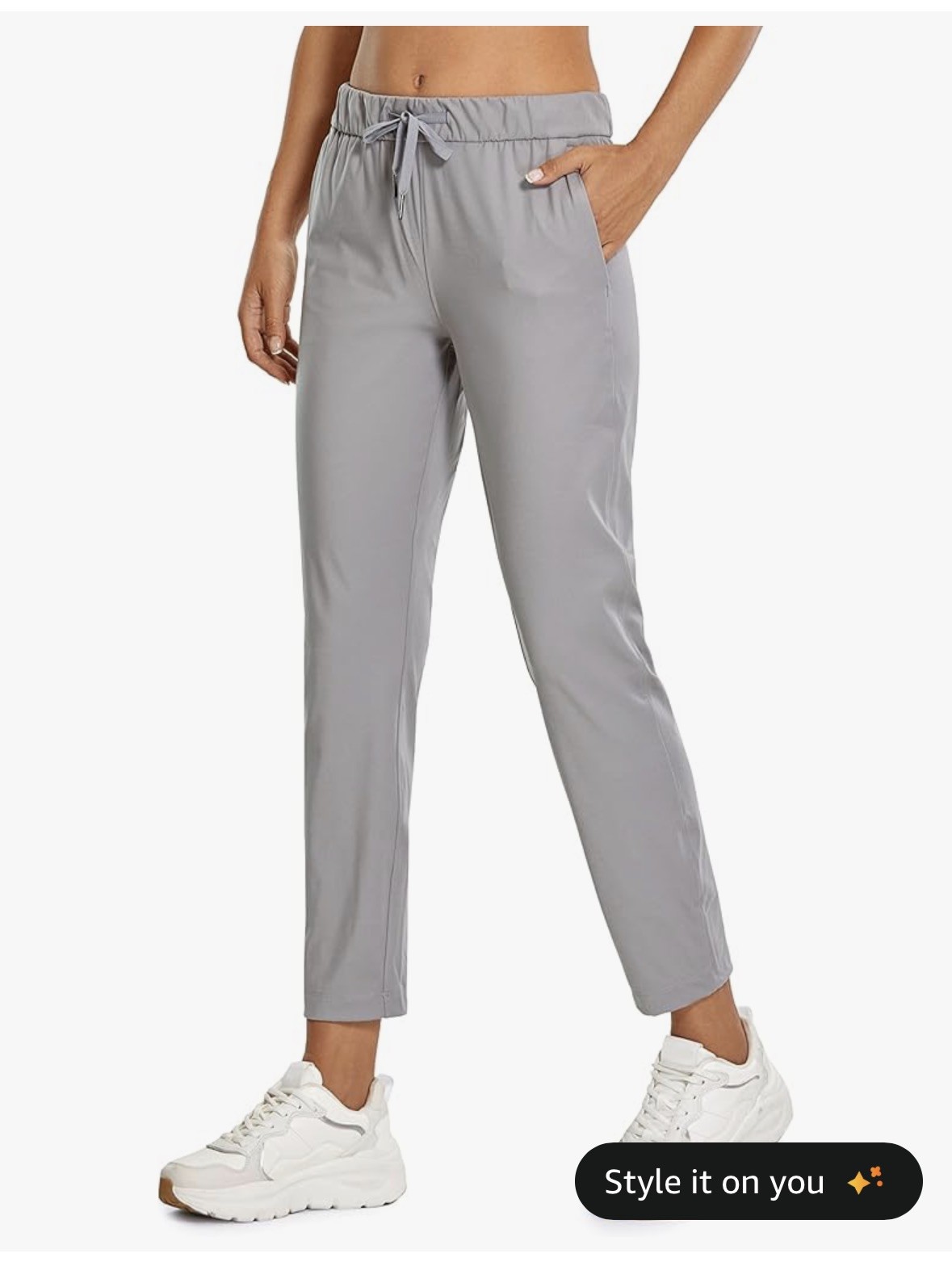 Crazy CRZ YOGA Butterluxe Womens 27.5 In7/8 Length Matte Dark Chrome Leggings M