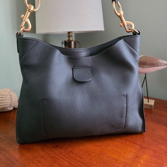 See by Chloe Joan Small Top Handle Bag Black Leather Shoulder Purse