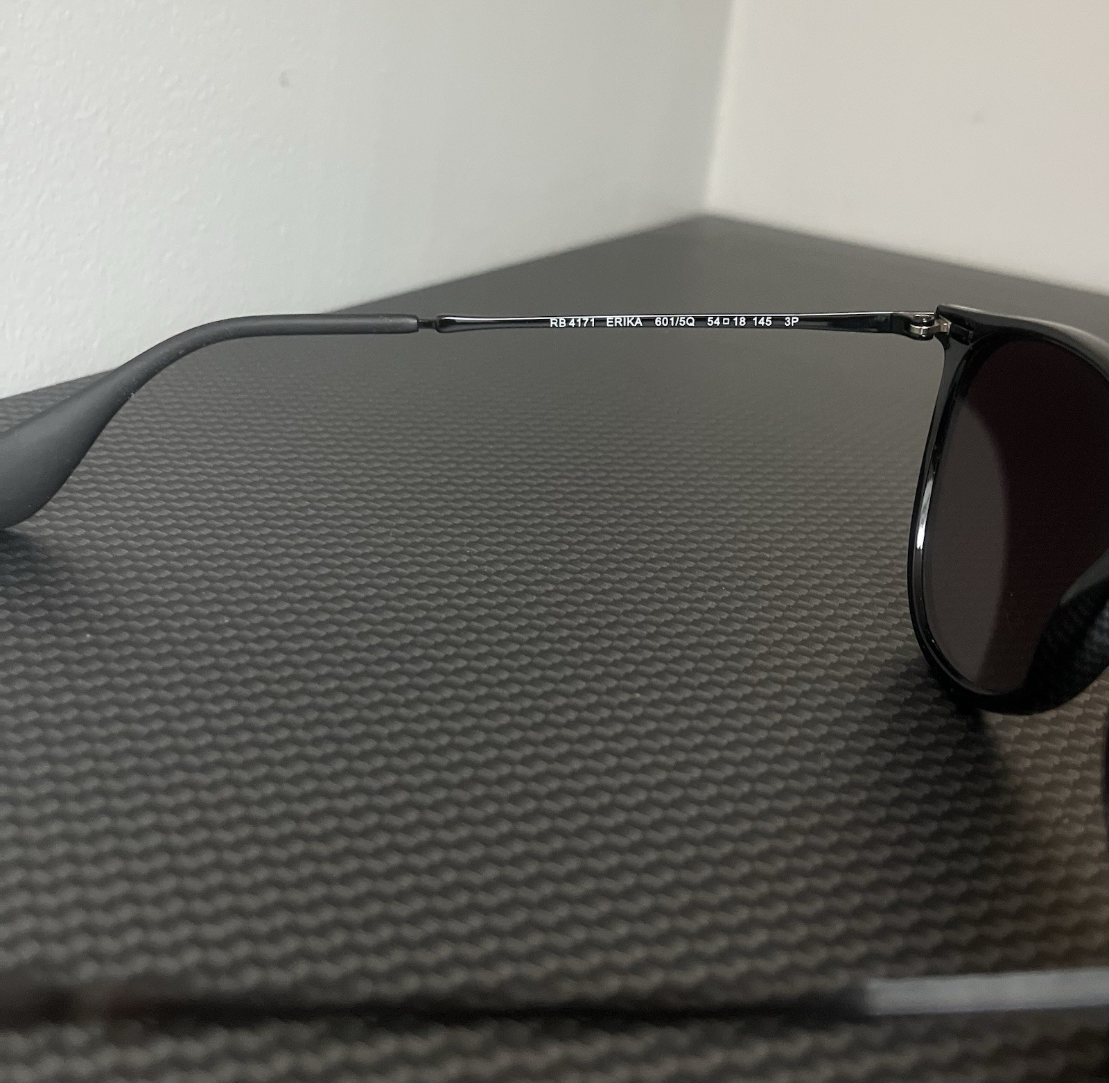 Ray-Ban RB4171 Erika Matte Black/ Grey Polarized Women’s Sunglasses