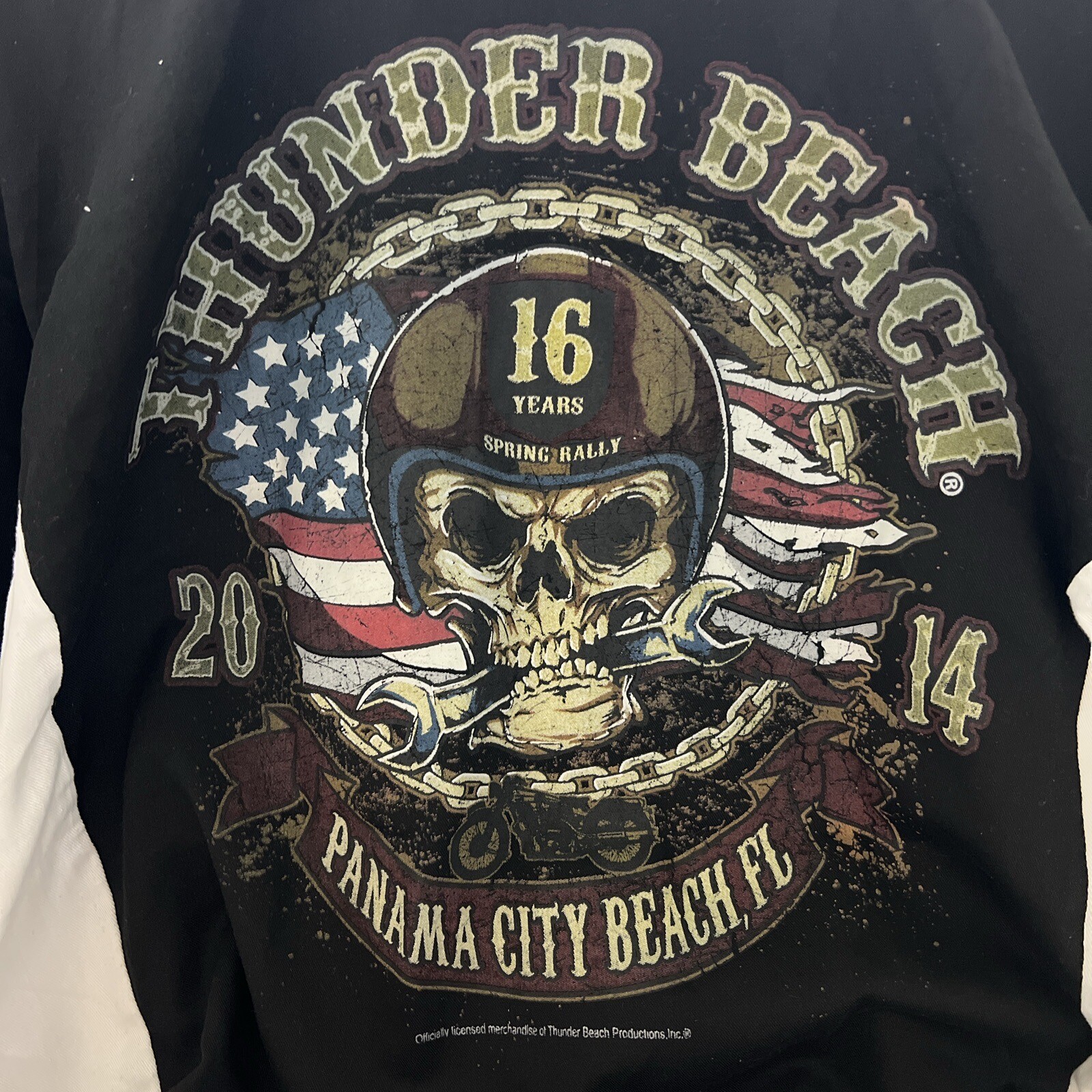 Thunder Beach Spring Rally Panama City Beach Florida 2014 Biker Ware Large USA