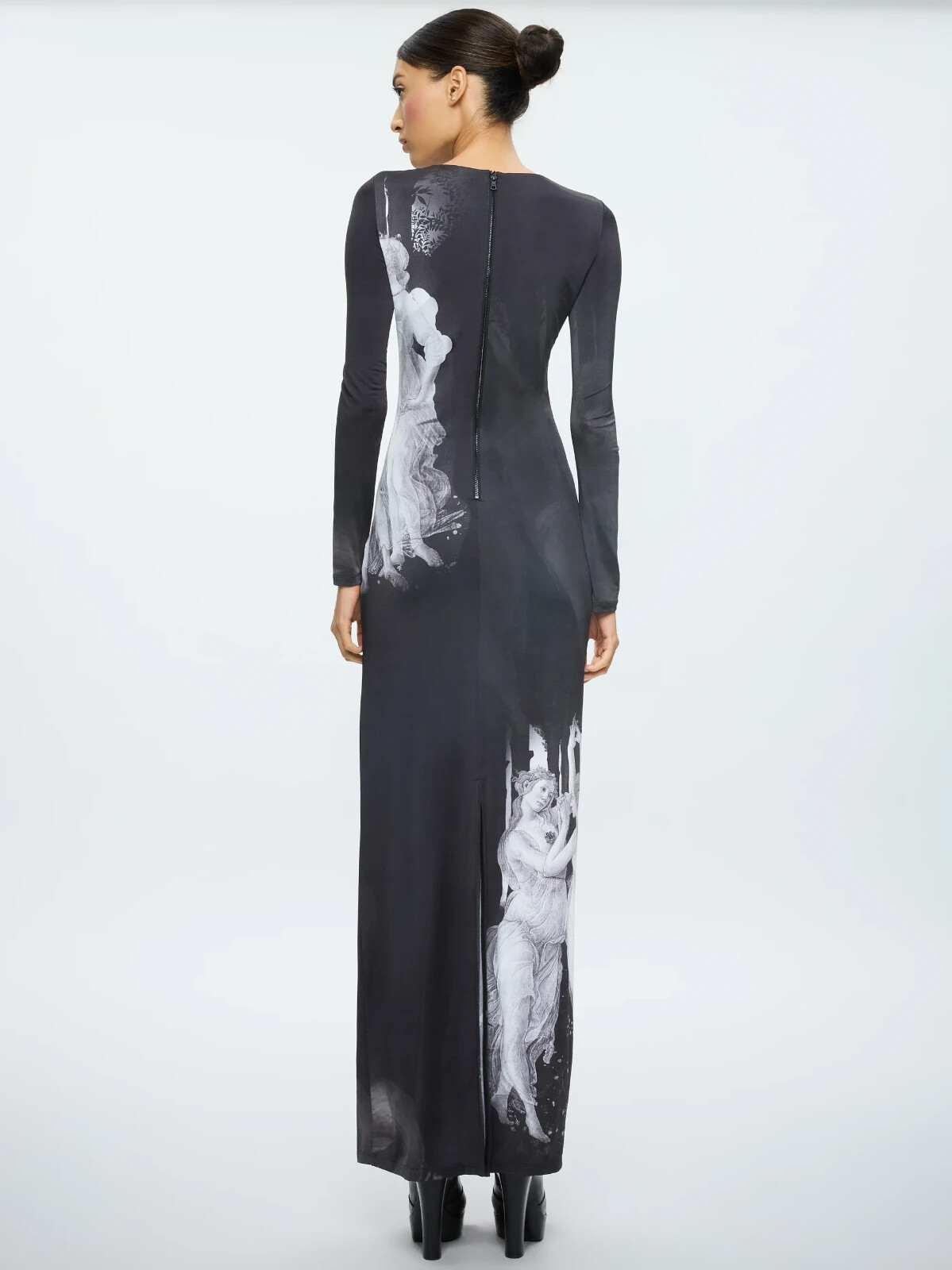 ALICE & OLIVIA ( 0 )DELORA RENAISSANCE FRESCO MAXI DRESS NWT MSRP$495