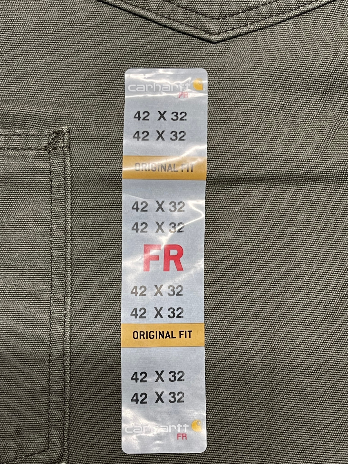 Carhartt FRB159-MOS Flame Resistant Cat 2 Moss Men 42×32 NWT FR NFPA Pants