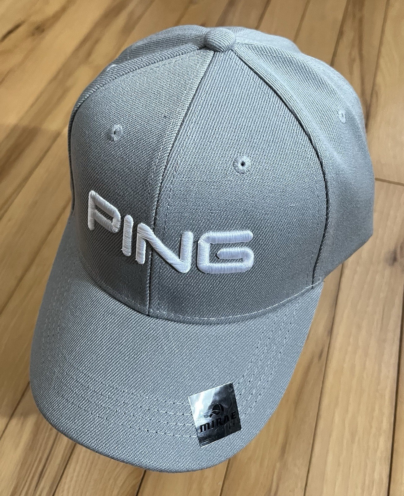 Golf-Ping Gray Baseball Cap. Hat. *** A hat worth more than its price.