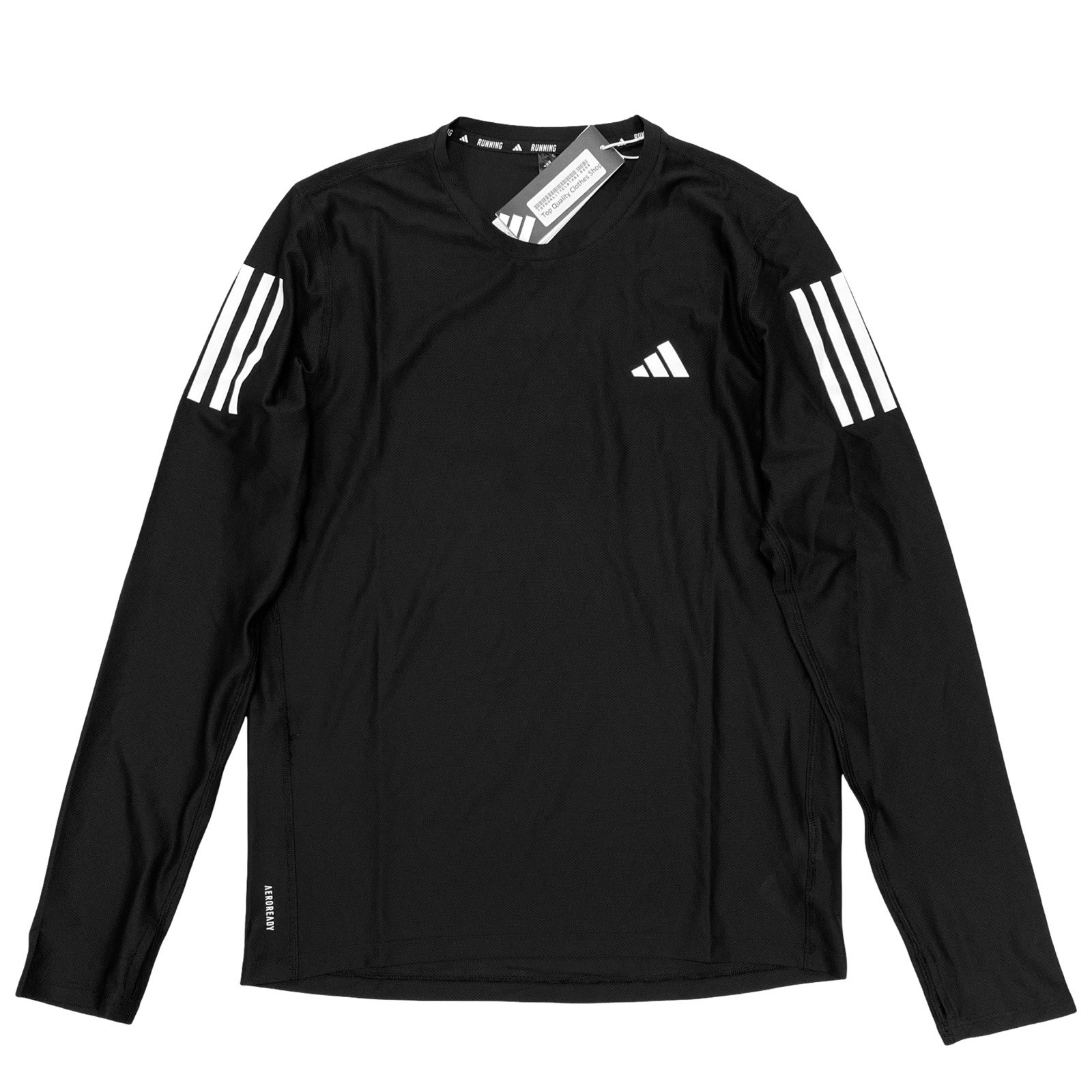 adidas Own The Run OTR Men’s Long Sleeve Running Shirt Black IN1486