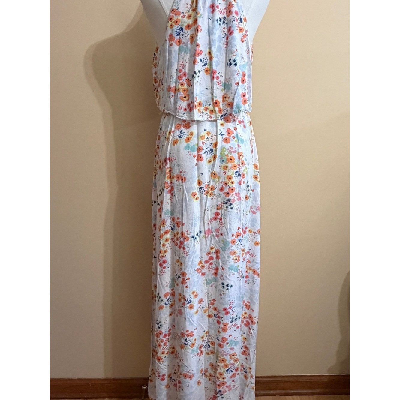 LC Lauren Conrad Floral Ruffle Maxi Dress – Size M
