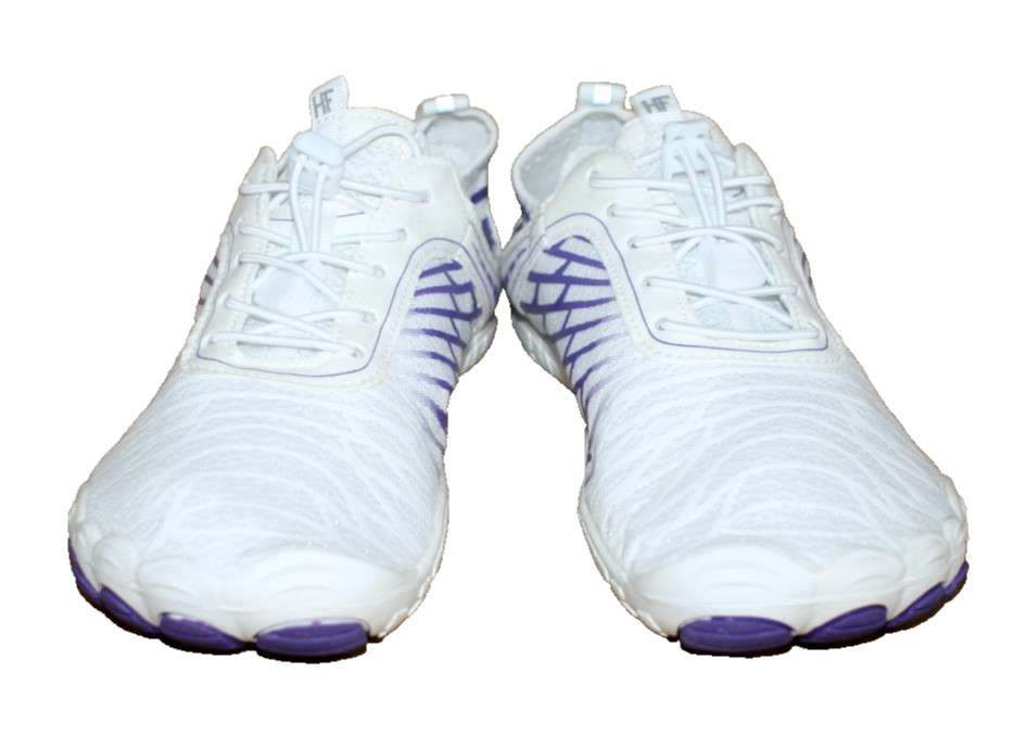 HIKE FOOTWEAR Lorax Pro Barefoot Shoes Men 8-8.5 Women 10-10.5 White Purple
