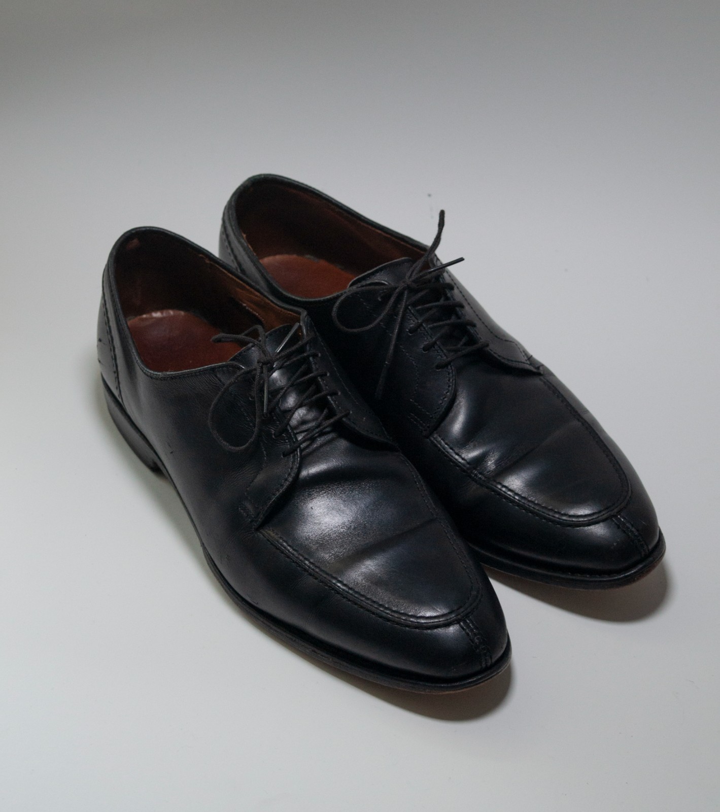 Allen Edmonds LaSalle Black Leather Split Toe Derby Dress Shoes Men’s Size 11.5D