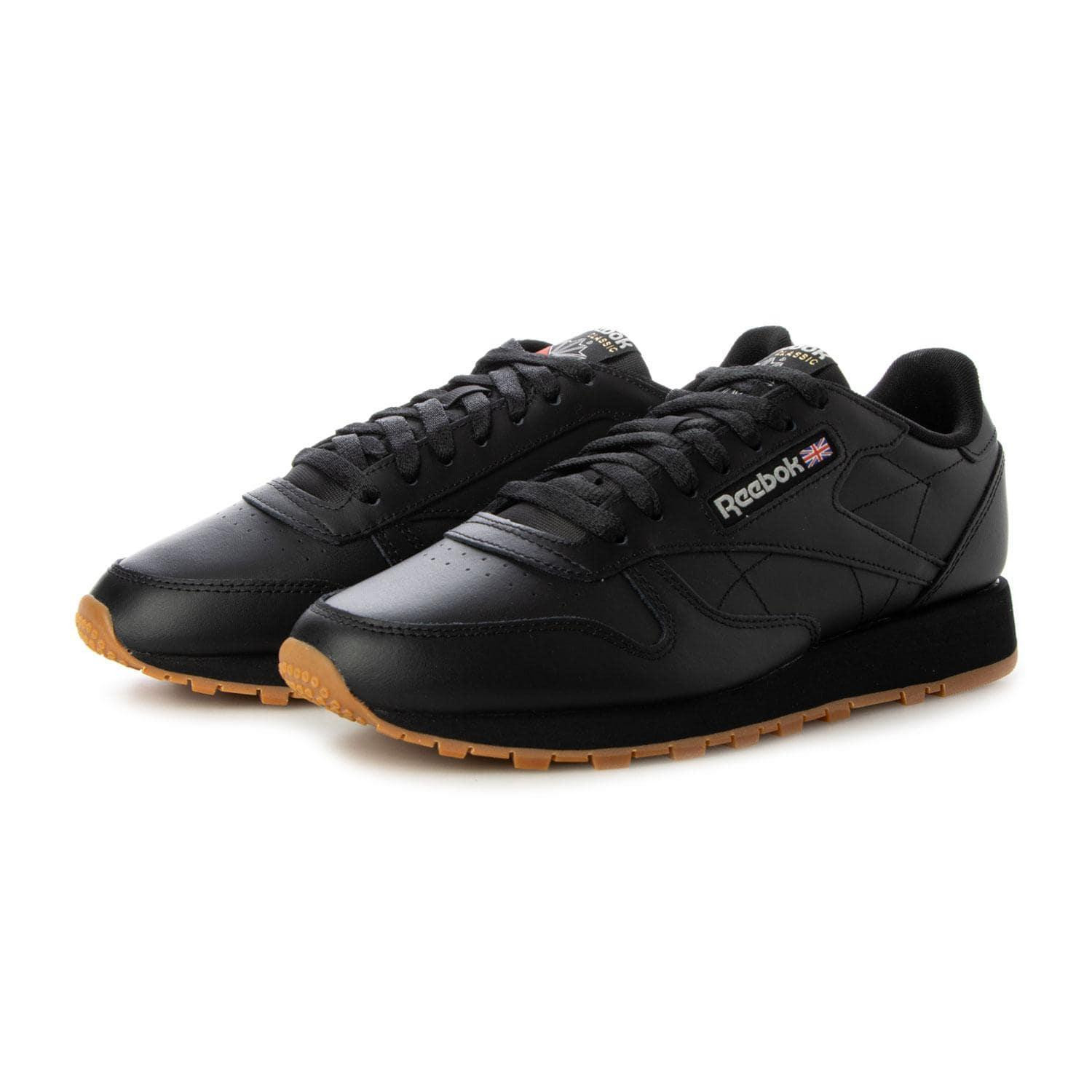 Reebok Classic Natural Leather Black Pugr 100008493 Men’s Size