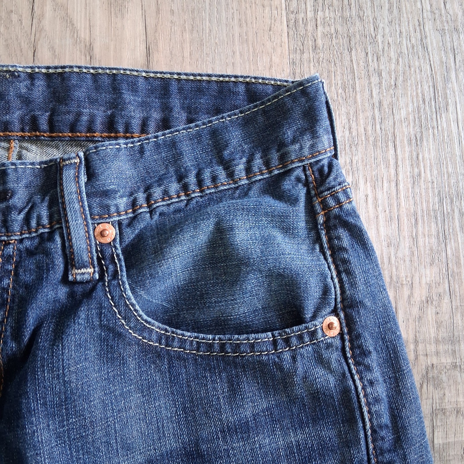Levis 527 Jeans Men’s 29×30 Blue Medium Wash Bootcut Denim Western Cowboy