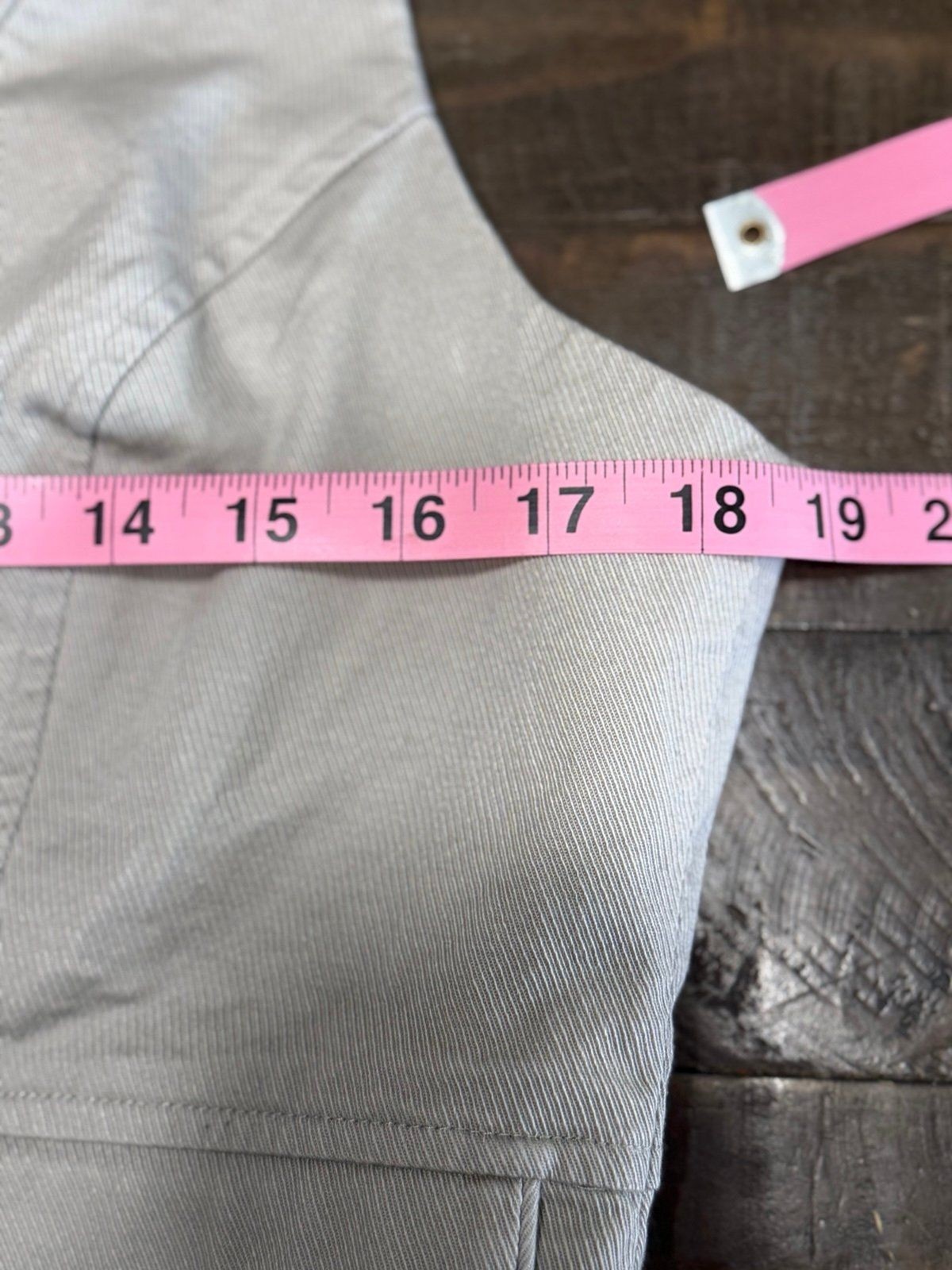H&M Vest Colonnade Gray br Real pockets size 14