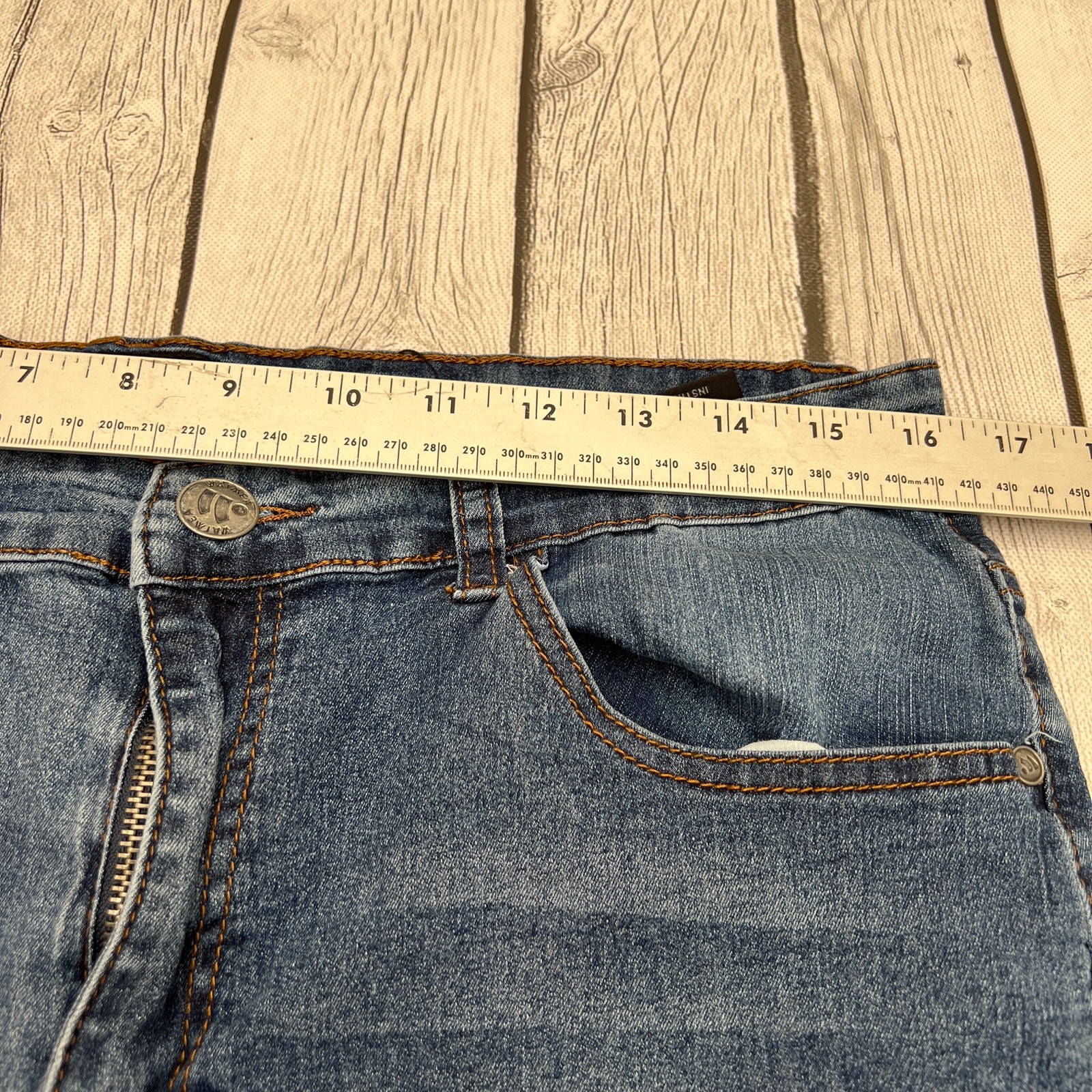 Waimea Men’s Skinny Fit Medium Wash Blue Jeans Size W36 L30