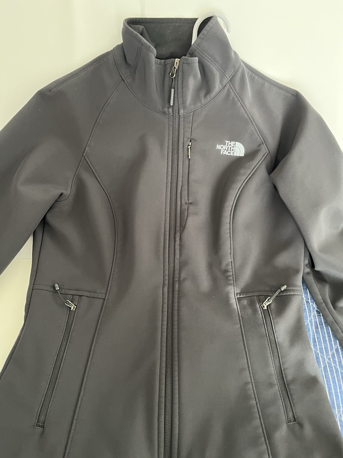 The North Face Women’s Black Mid-Length Full Zip Jacket w/ Pockets Size S/P