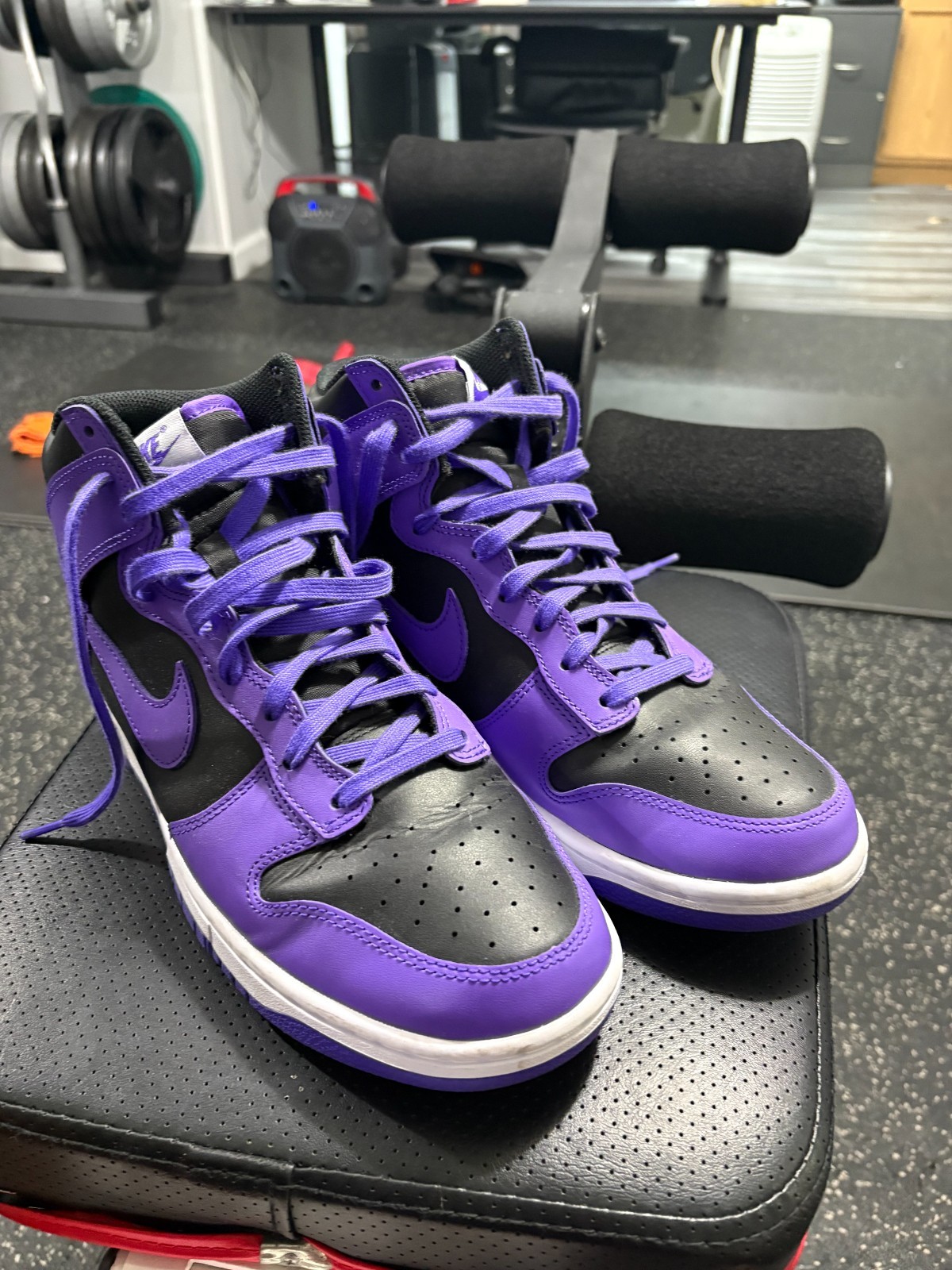 Nike Dunks Black/Purple size 10