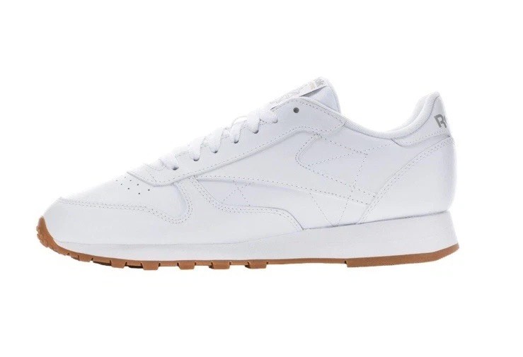 NEW Reebok Classic Leather White Grey Gum Sneakers GY0952 Mens Sizes
