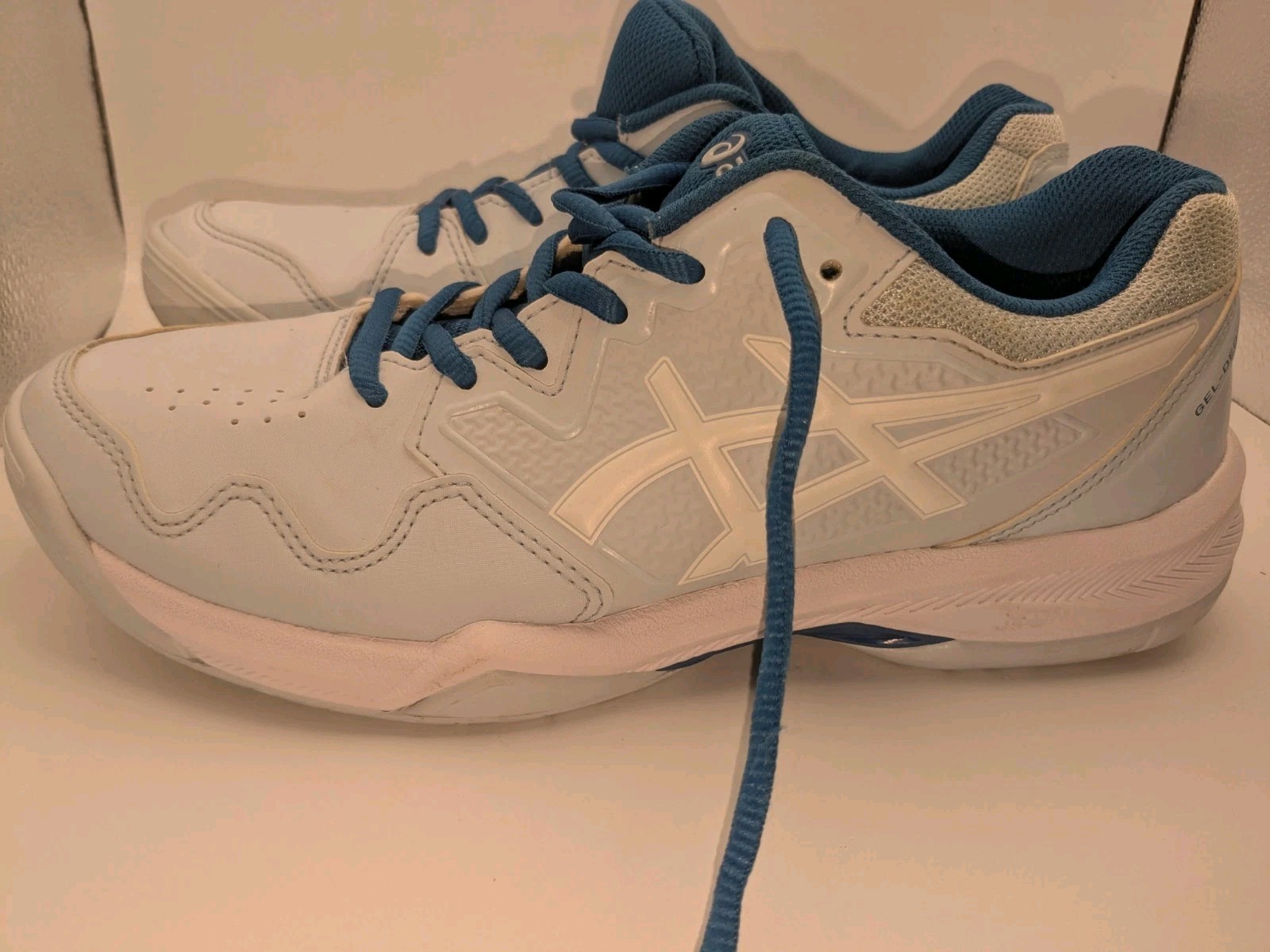 Asics Gel-Dedicate 7 Turquoise Women’s Size 9 Tennis Court Shoes 1042A167 Blue