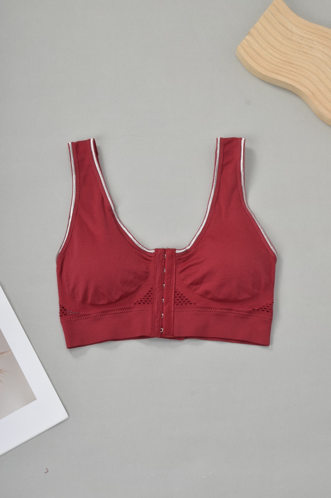 6-Pack Seamless Comfort Wireless Bra Women Padded Daily Underwear Multicolor