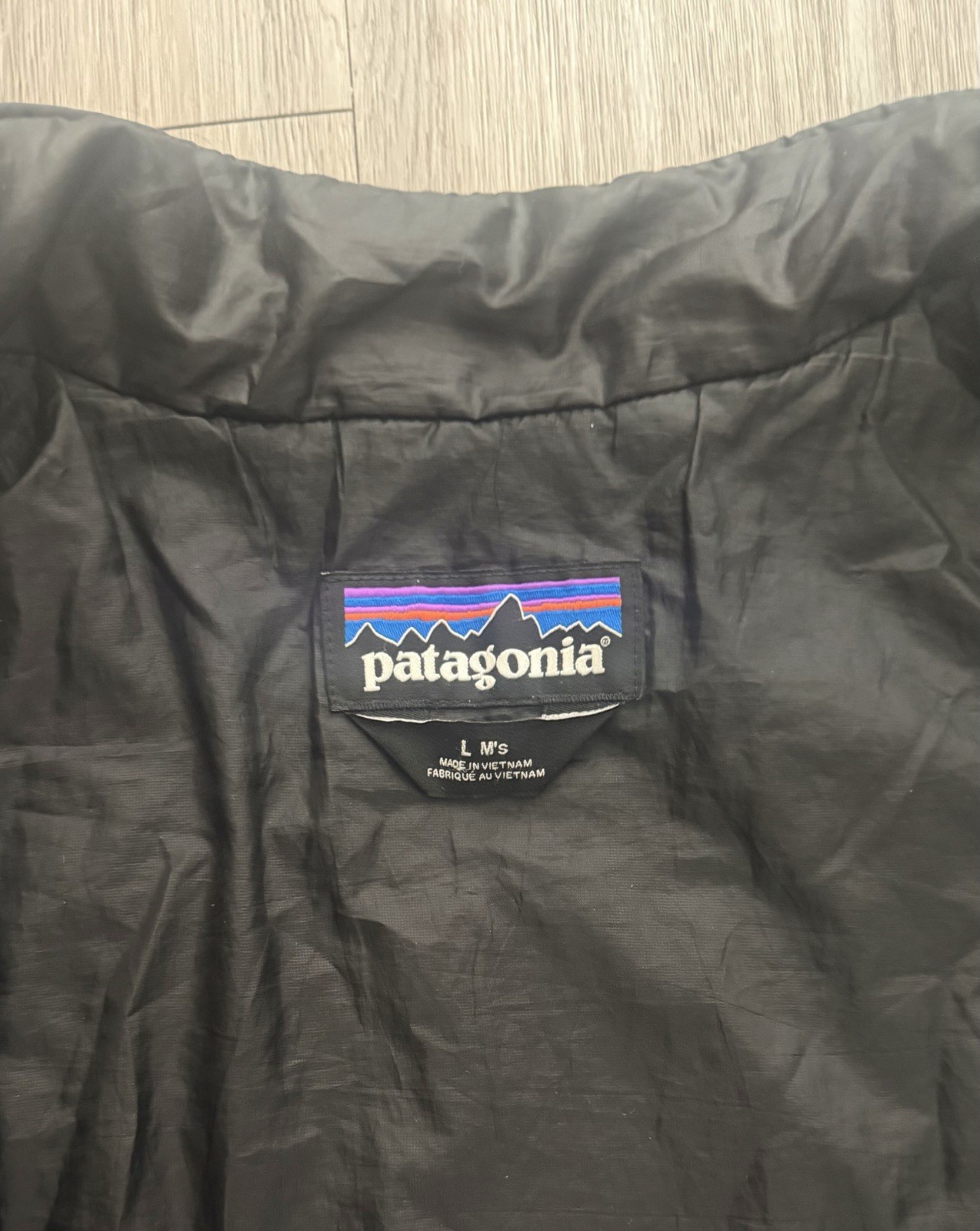 Patagonia Nano Puff Jacket Mens Large (Womens XL) Black Puffer Jacket Coat