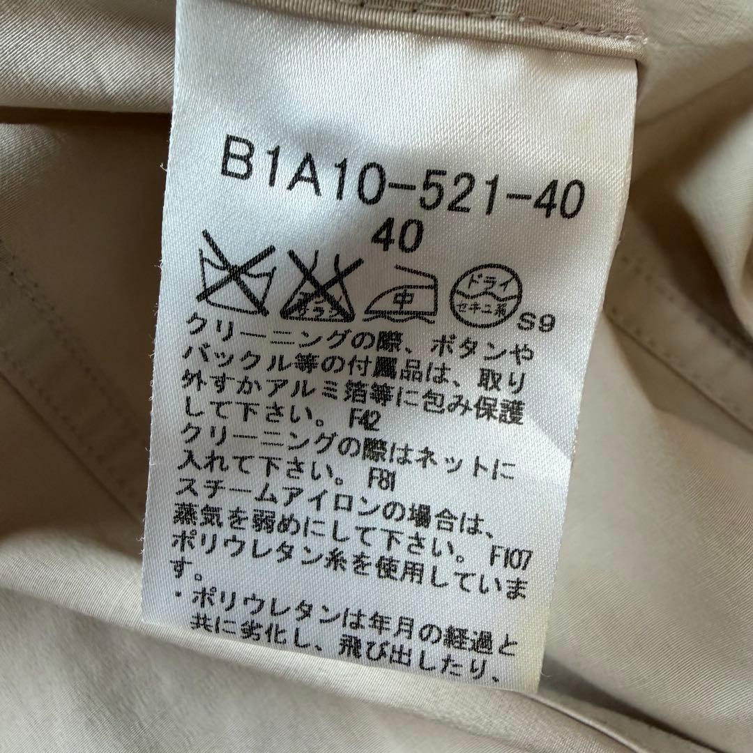 BURBERRY LONDON trench coat beige long length 40