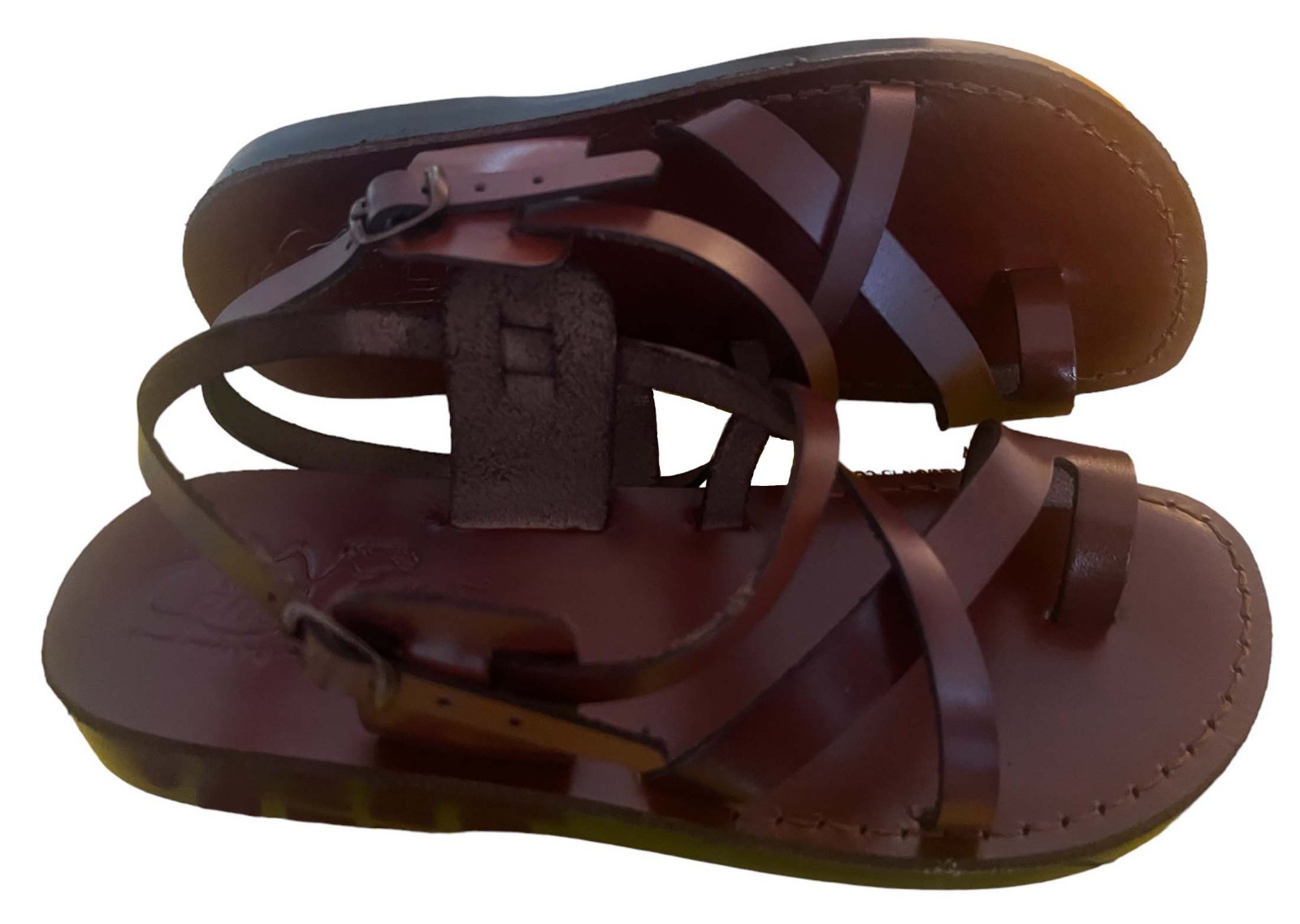 Classic Style Original Leather Biblical Jesus Sandals from Jerusalem