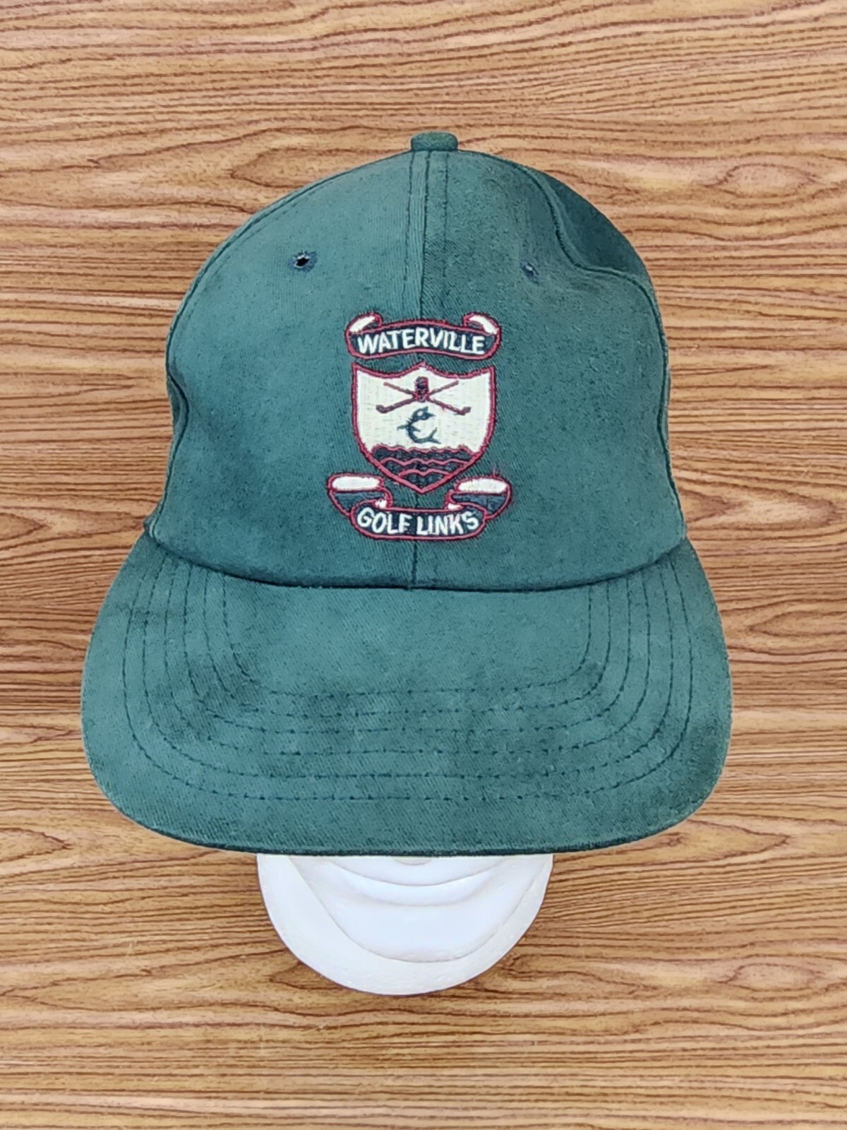 VINTAGE Waterville Golf Links Hat Cap Texace Green Strapback Ireland Lid Adult