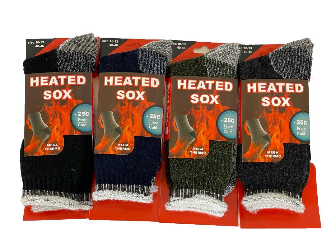 Mens Extra Warm Thermal Socks Thick Winter Heated Work Soft 4 or 6 Pairs AU