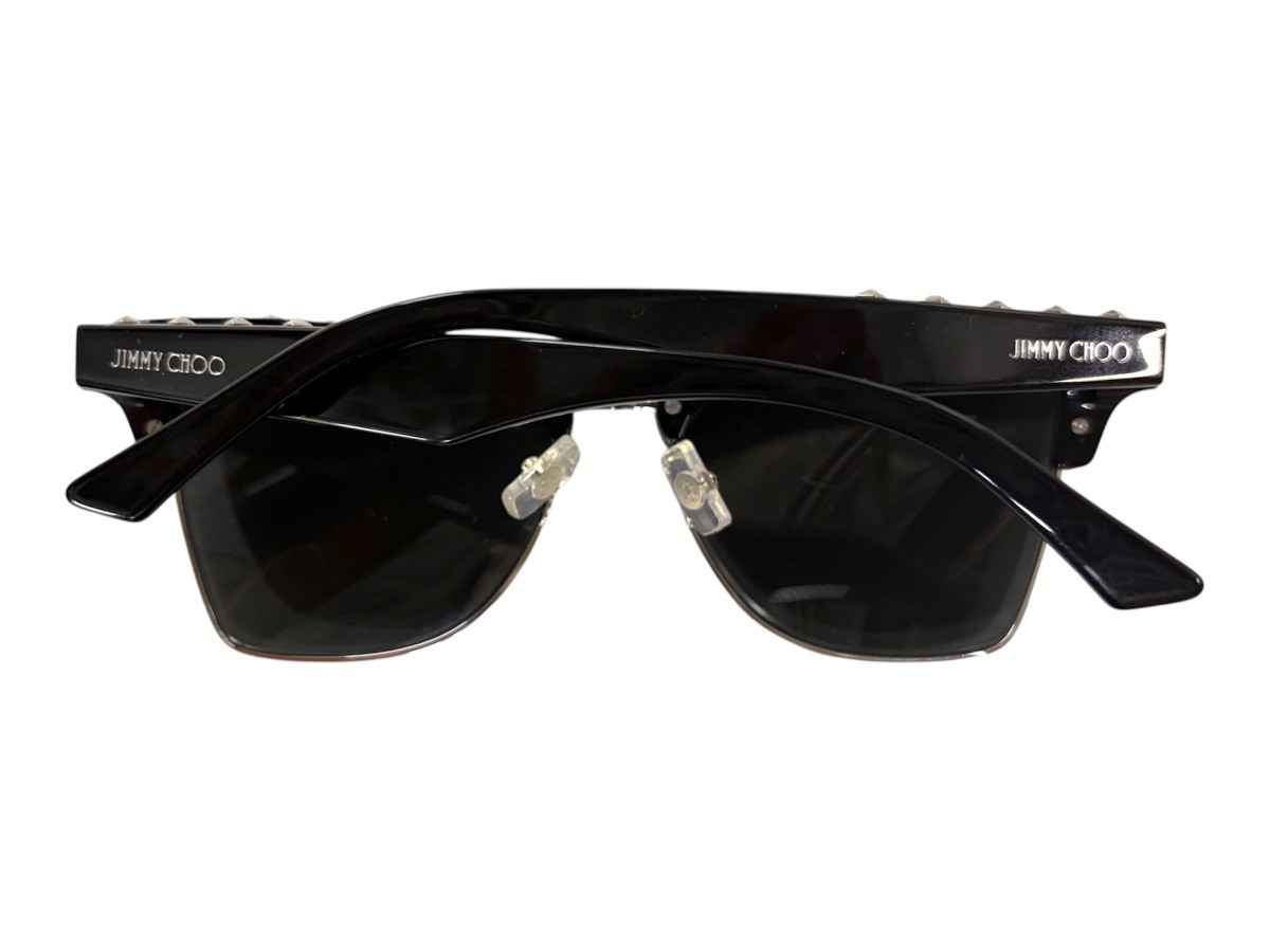 JIMMY CHOO BLACK STUDDED SEMI RIM SUNGLASSES JC5014 (CMP126482)