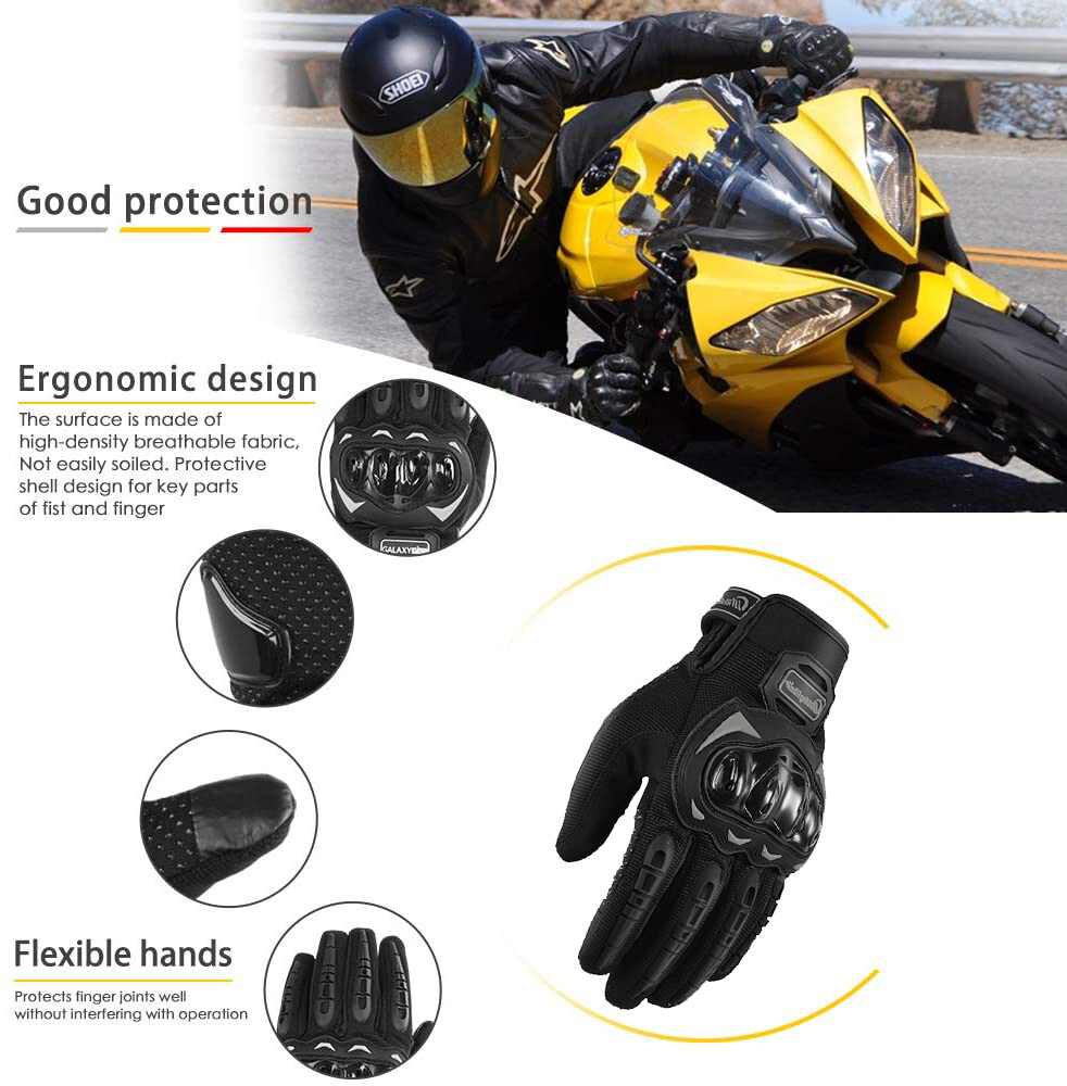 Motorcycle Gloves Full Finger Touchscreen Motorbike Gloves for ATV MTB Riding US