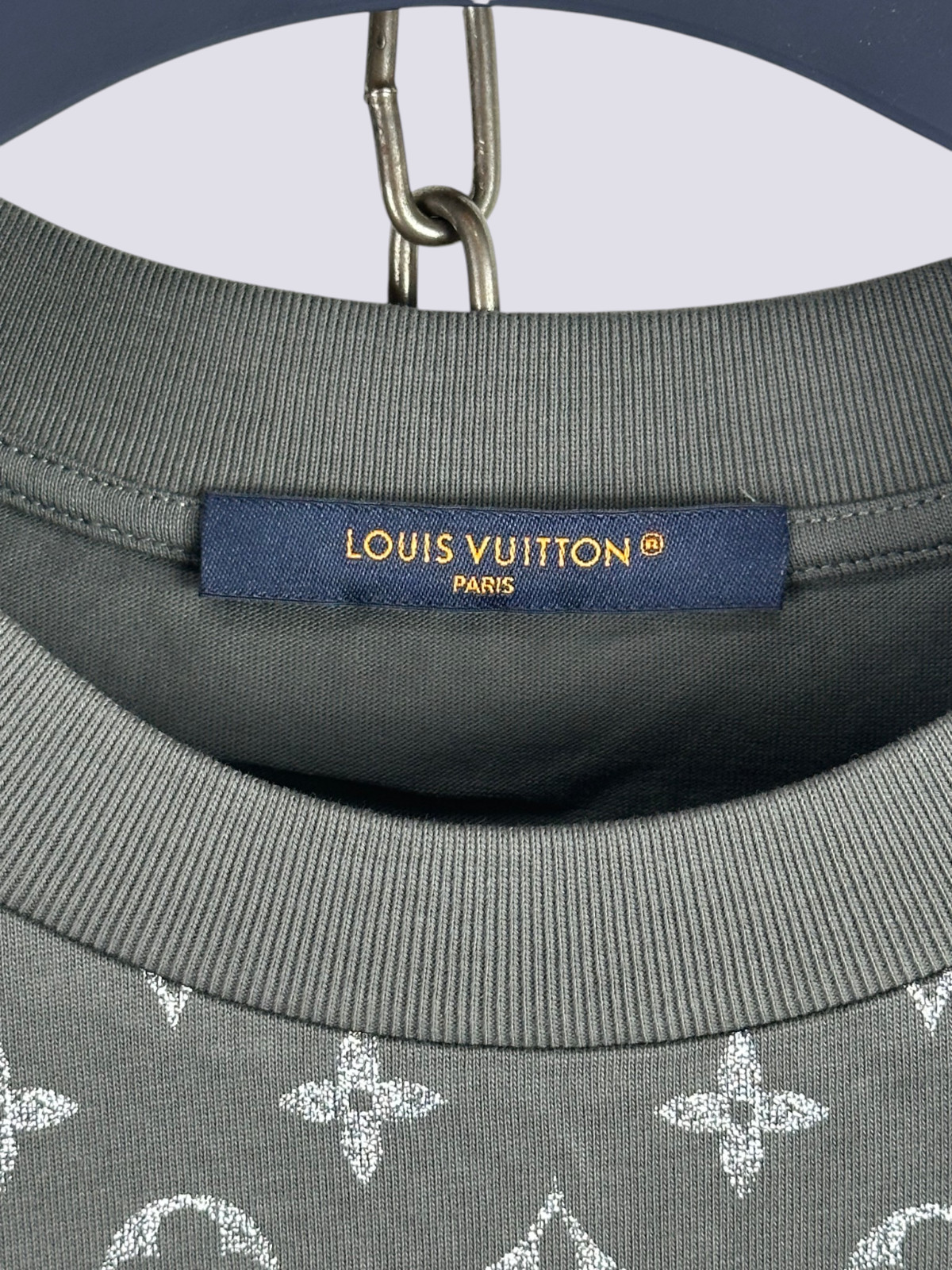 Louis Vuitton LV Monogram Gradient Cotton Crewneck T-Shirt Volcanic Ash Size M
