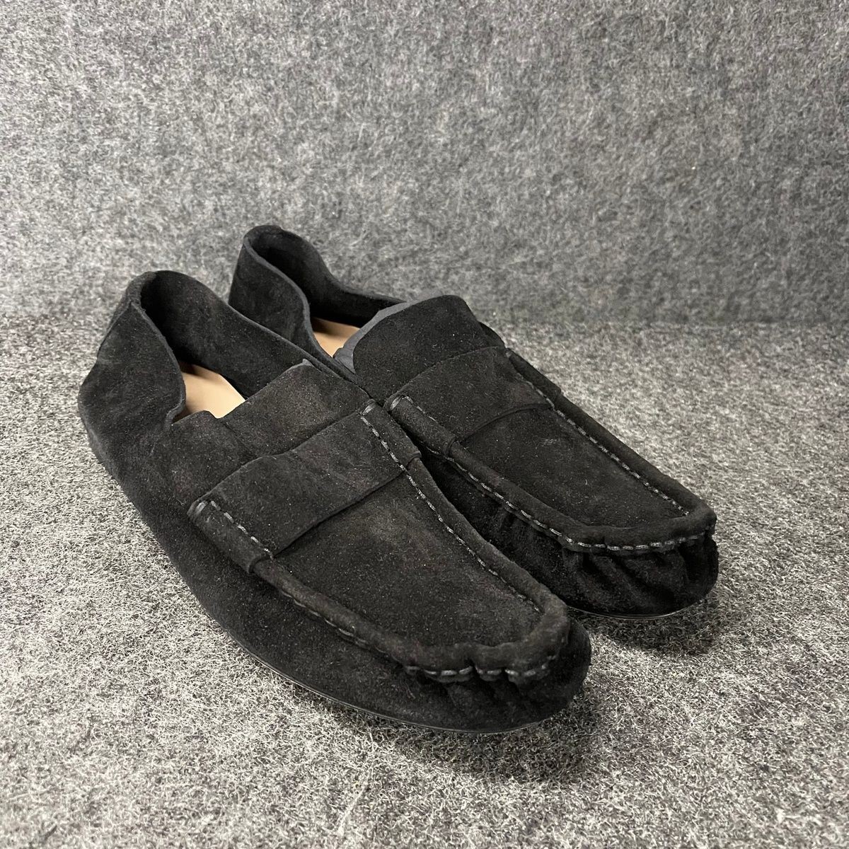 THE ROW Soft Suede Mocassin Women’s Size US 7.5 Black F1626-L305