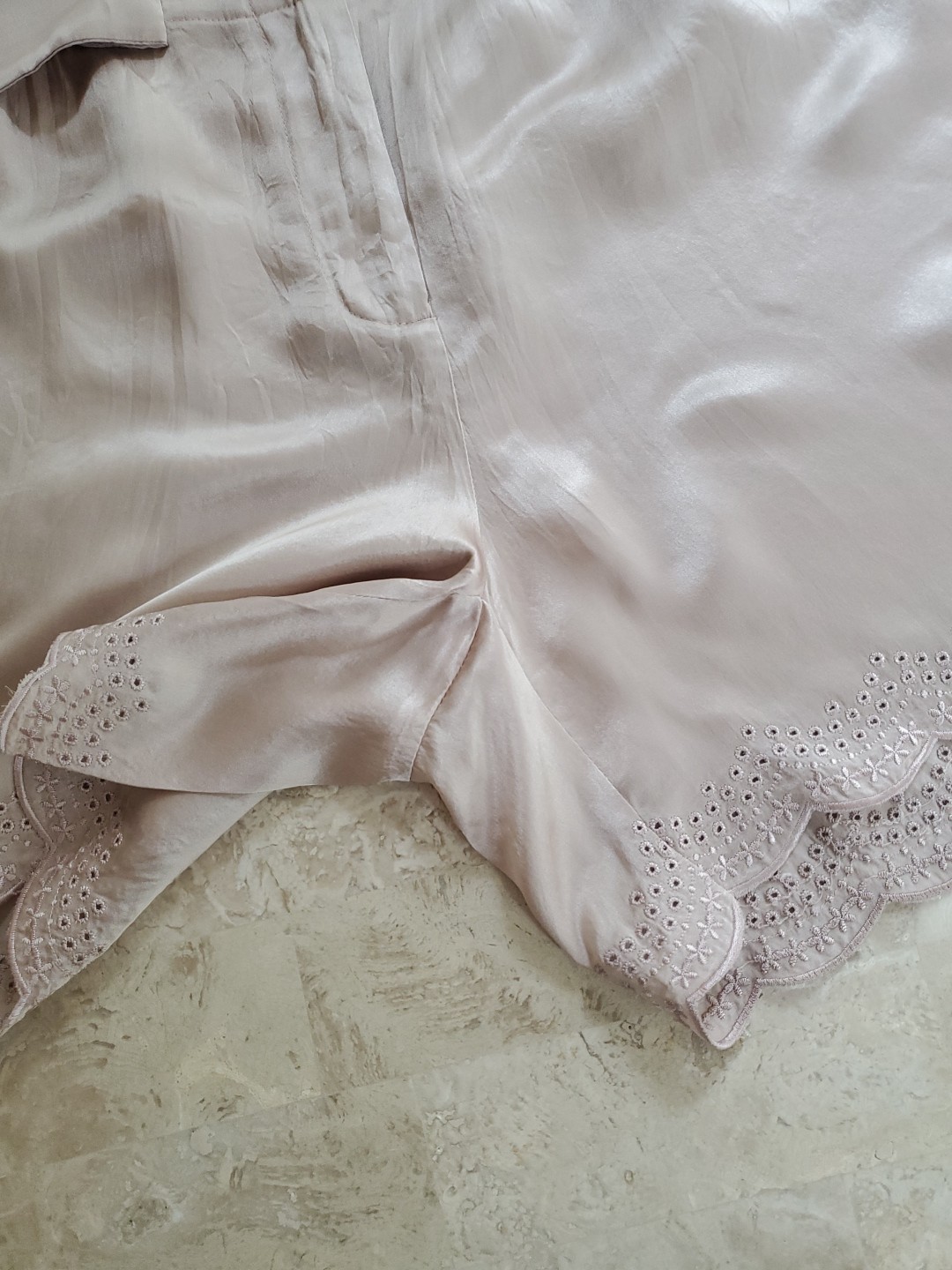 SEE by CHLOE SILK Shorts US Sz 6 Dusty Pink
