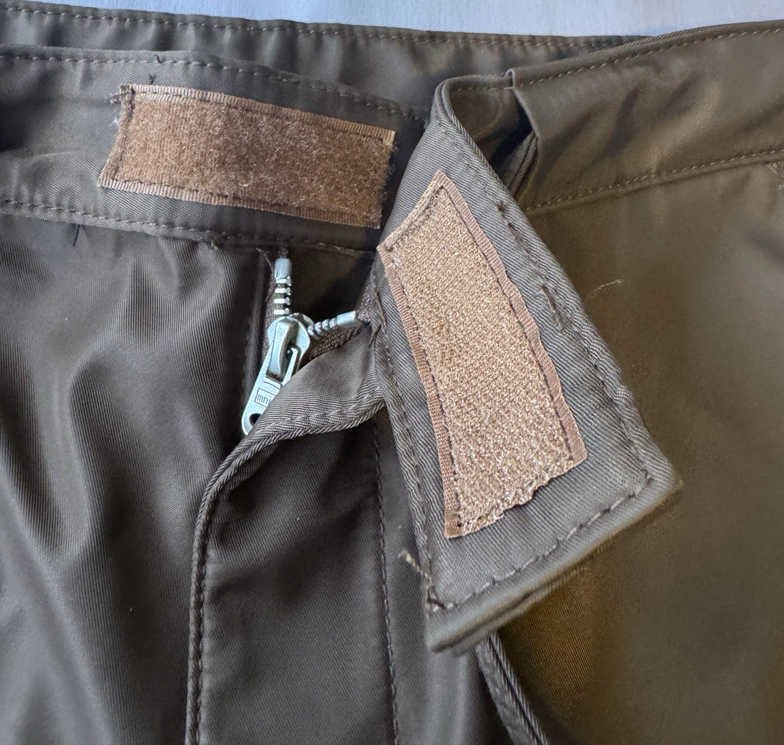 MNML Brown Snap Button Cargo Pants Draw String Waist 30/31 Small