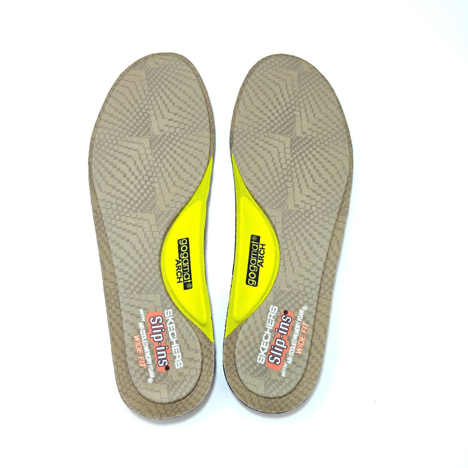 New Skechers Men’s Wide Fit Gogamat Arch Air-cooled Memory Foam insoles