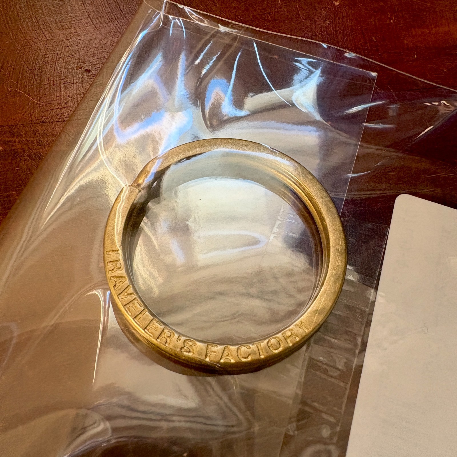 Traveler’s Factory Brass Key Ring Diameter 35mm 3.5cm 1.3in