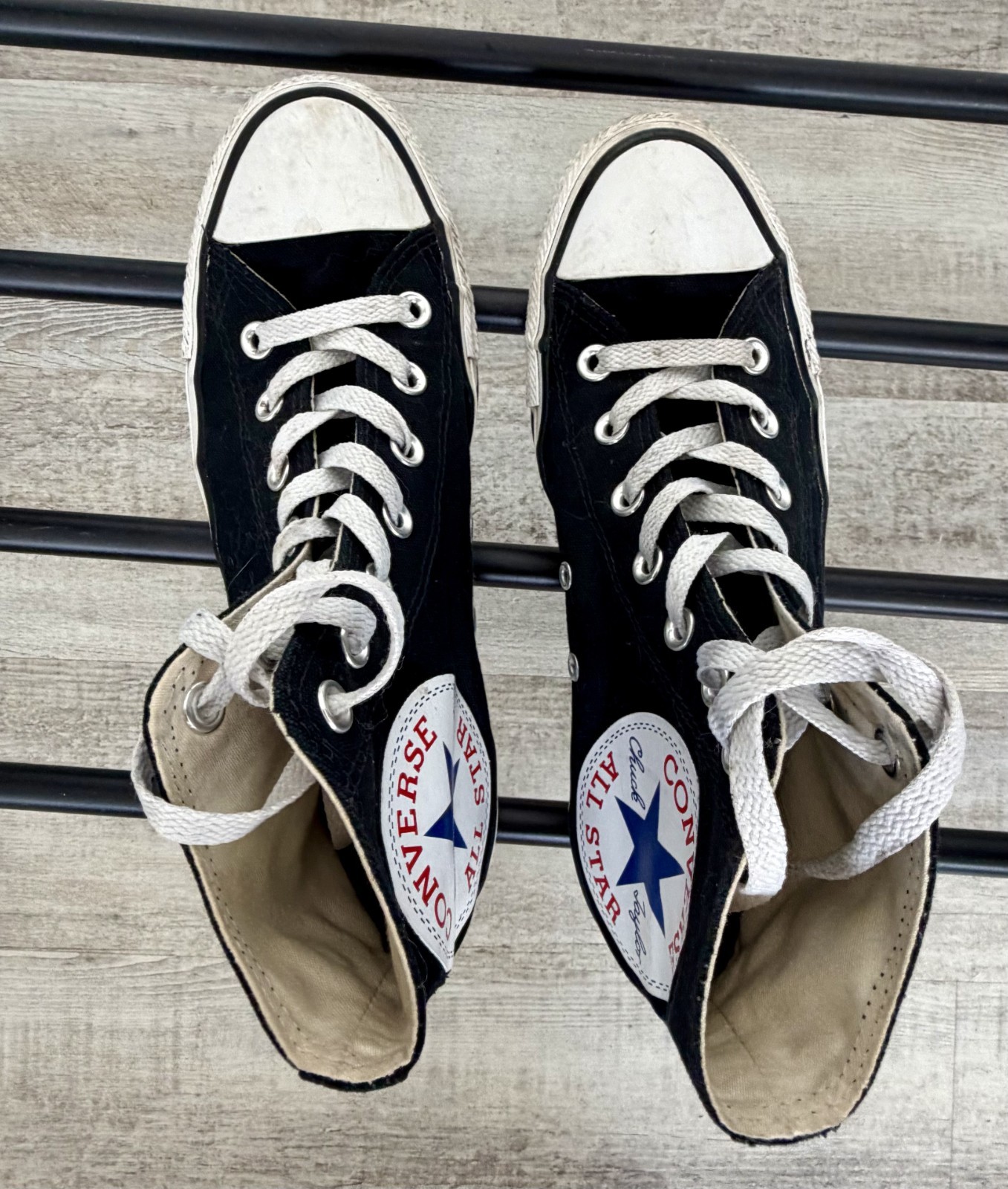 Converse Chuck Taylor All Star Hi Oversized Logo Black 165696C Unisex M6, W8