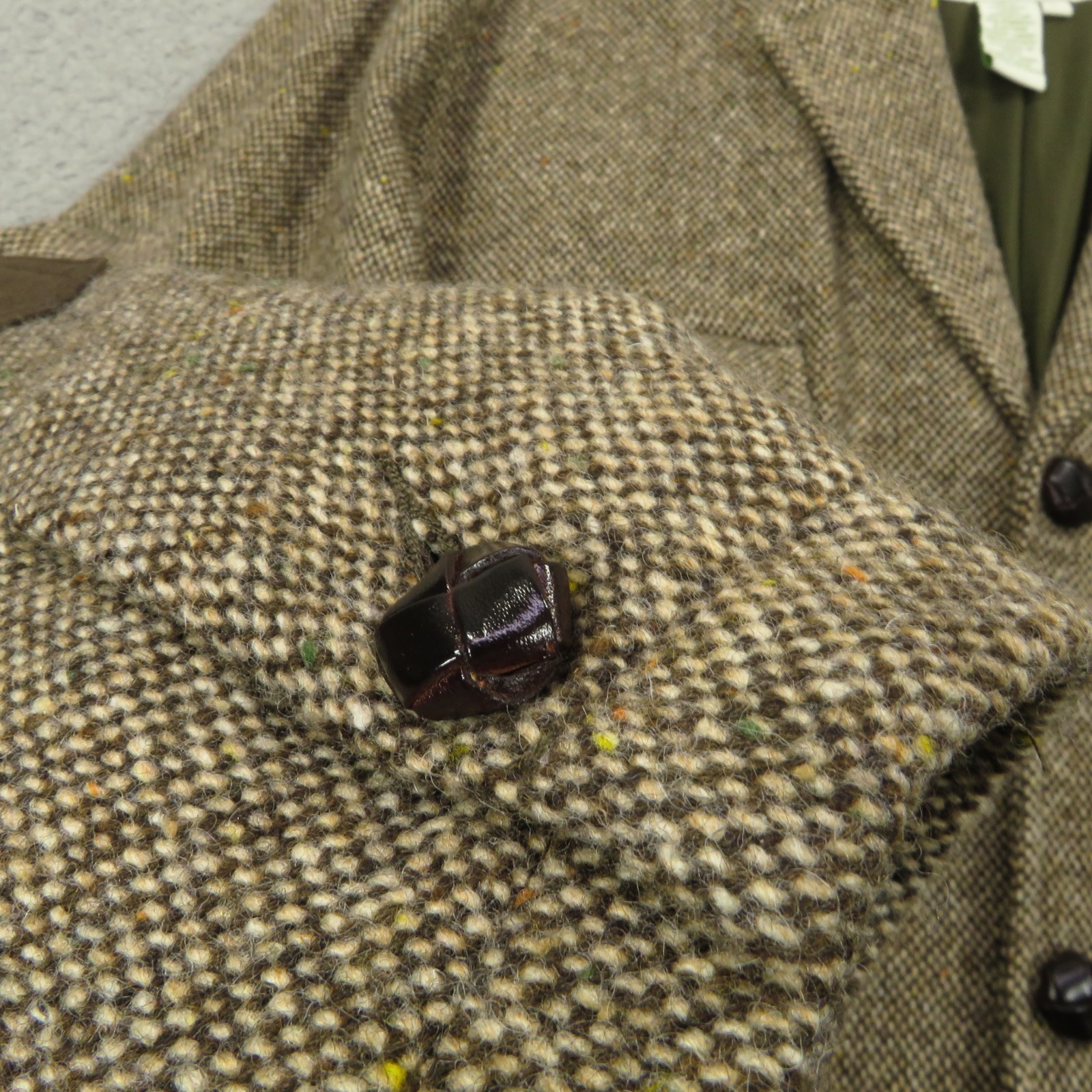 Orvis Jacket Men Large Tweed Elbow Patch Sport Coat Hunting Blazer Cruiser Fleck