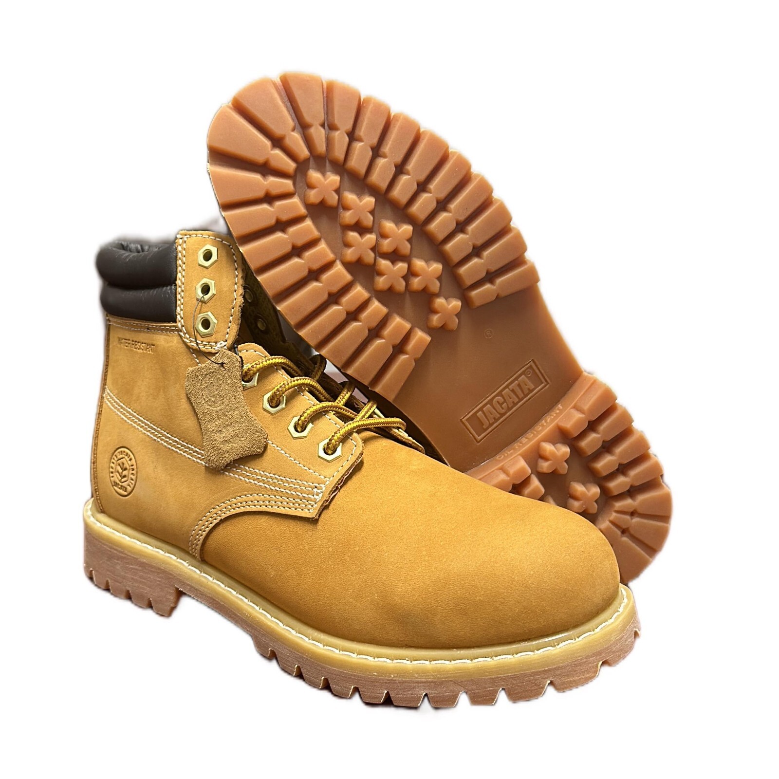 8601 Men’s work boots for men non slip rubber water resistant construction