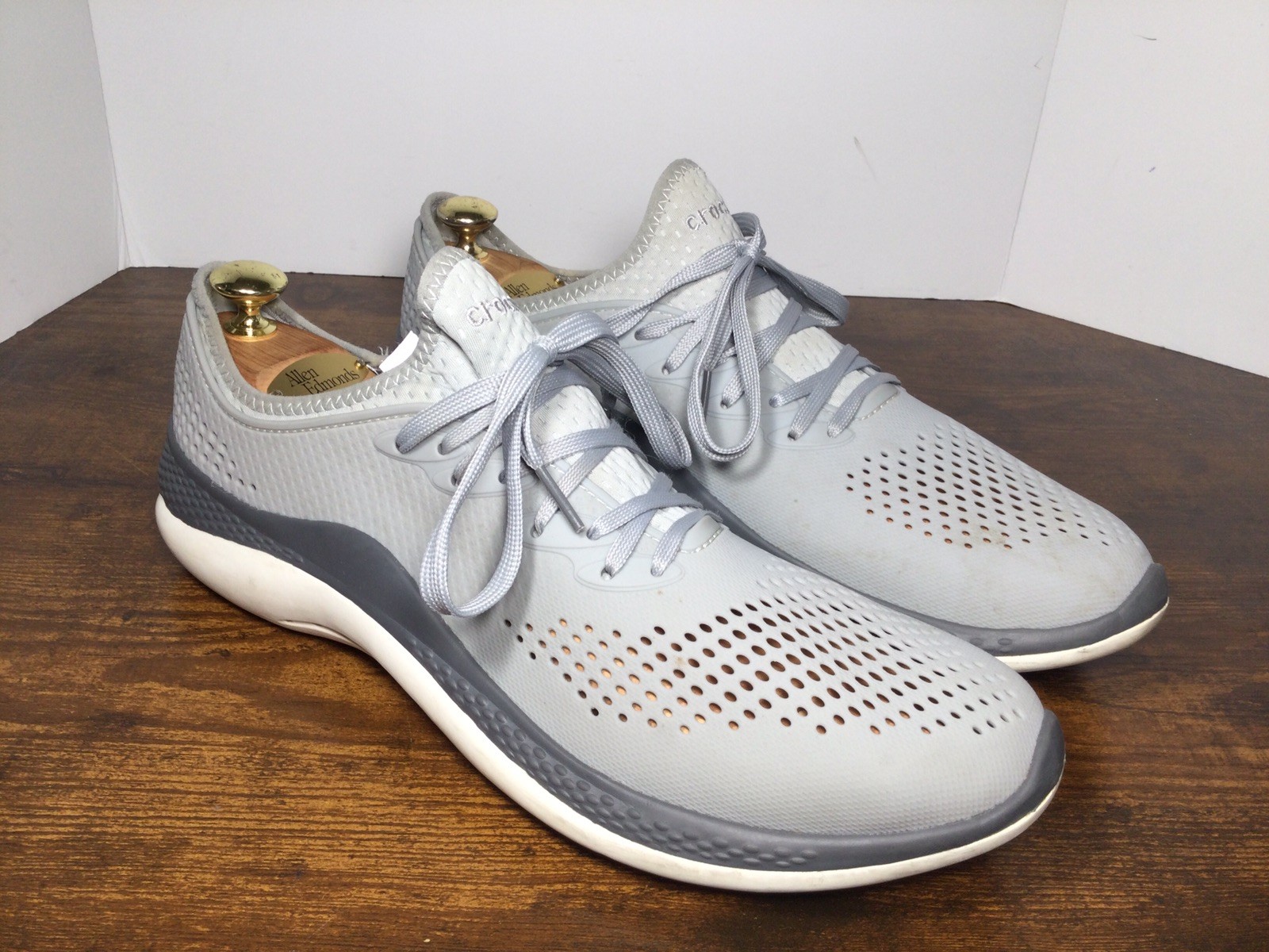 Crocs LiteRide 360 Pacer Sneakers US Size Men’s Size 13 M Comfort Gray & White
